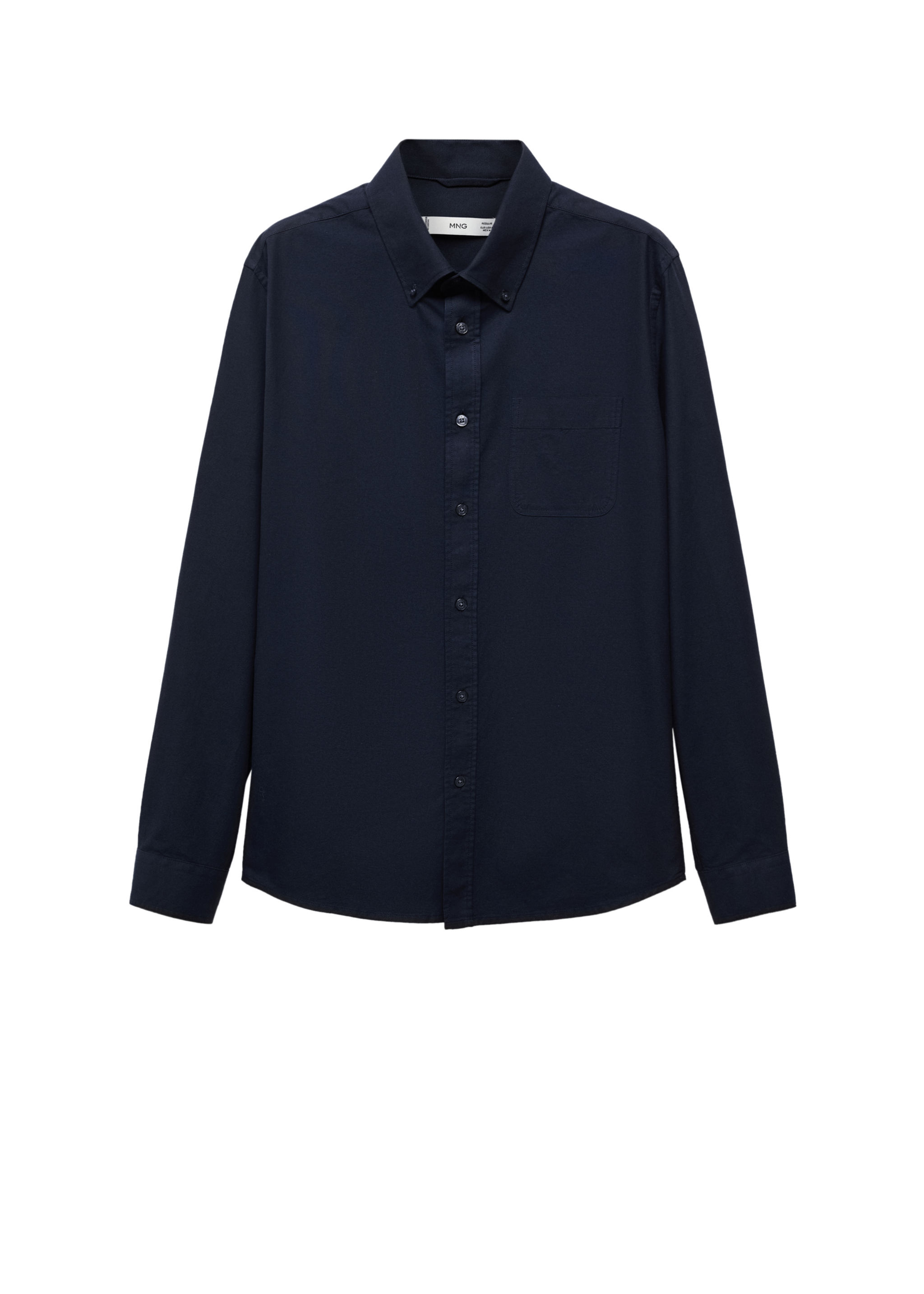 Regular fit Oxford cotton shirt - Details of the article 9