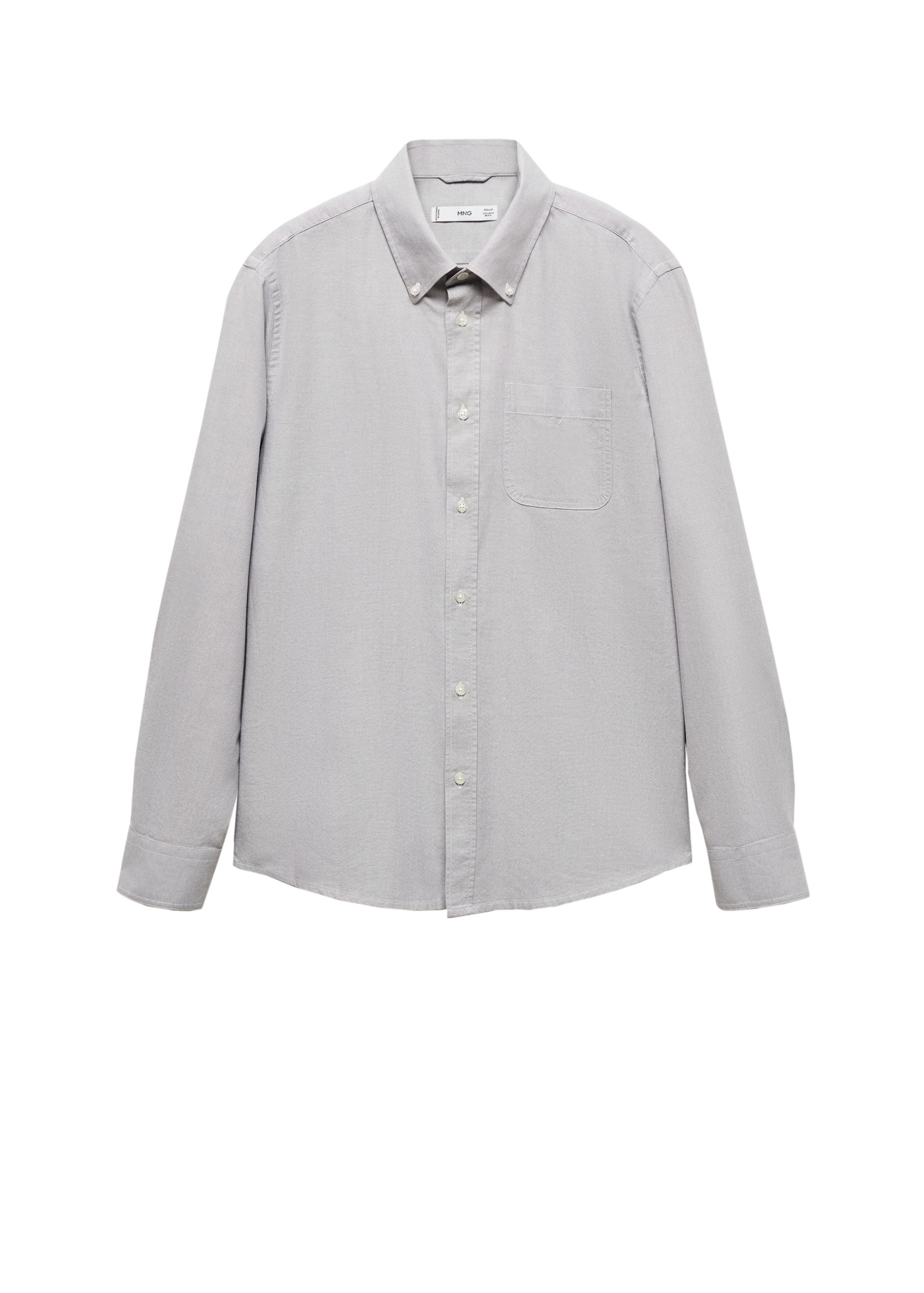 Regular fit Oxford cotton shirt - Details of the article 9