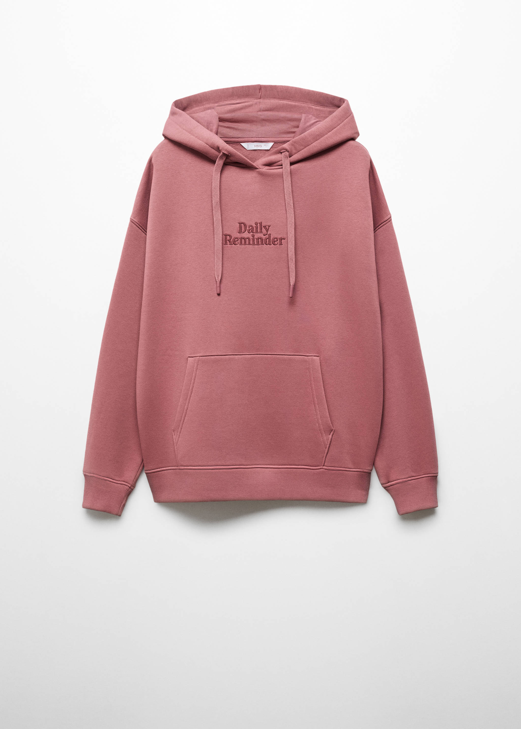 Cotton-blend message sweatshirt - Article without model