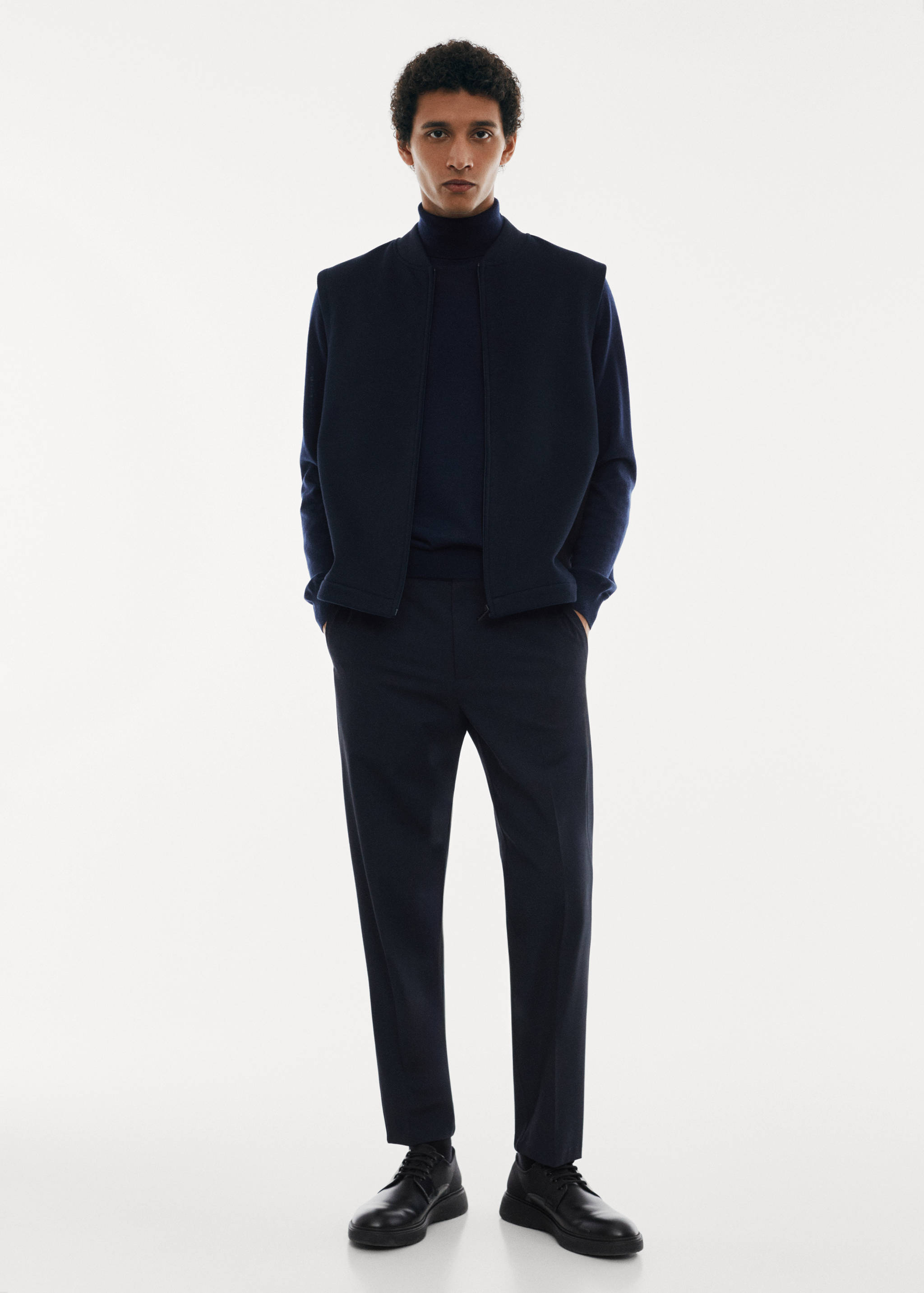 Breathable structured gilet - General plane