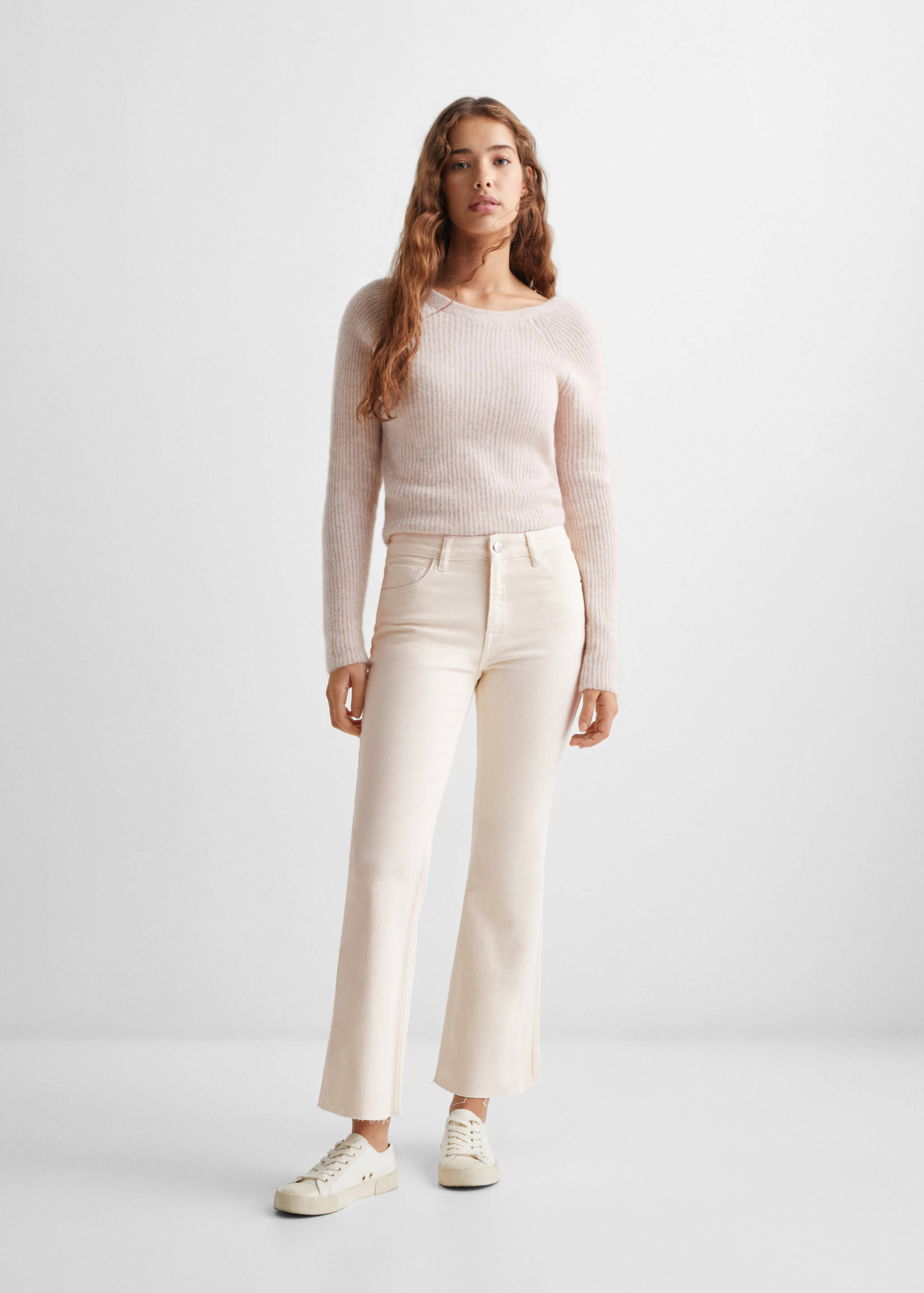 Kurze Flared-Jeans - Allgemeine Ansicht