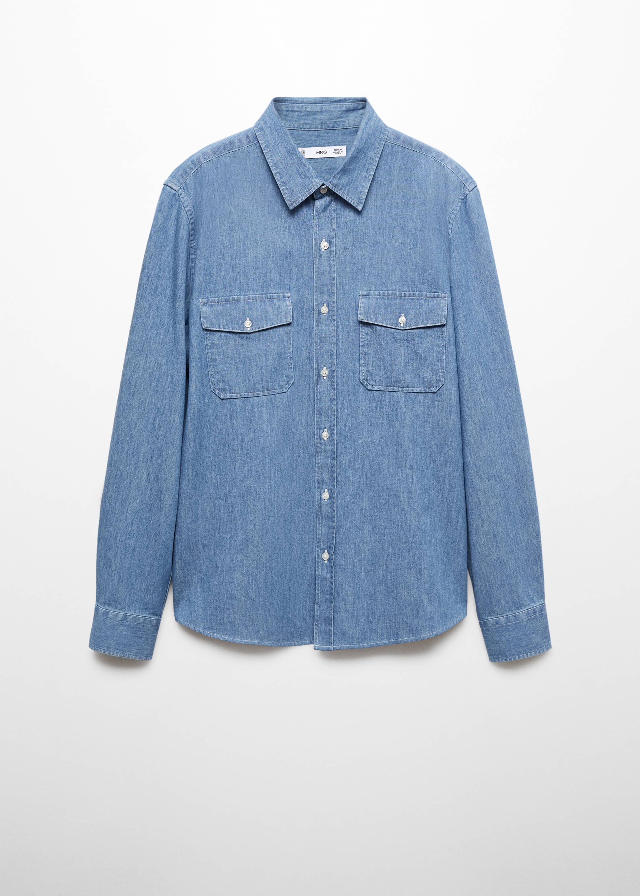 Denim-Overshirt mit Taschen - Artikel ohne Model