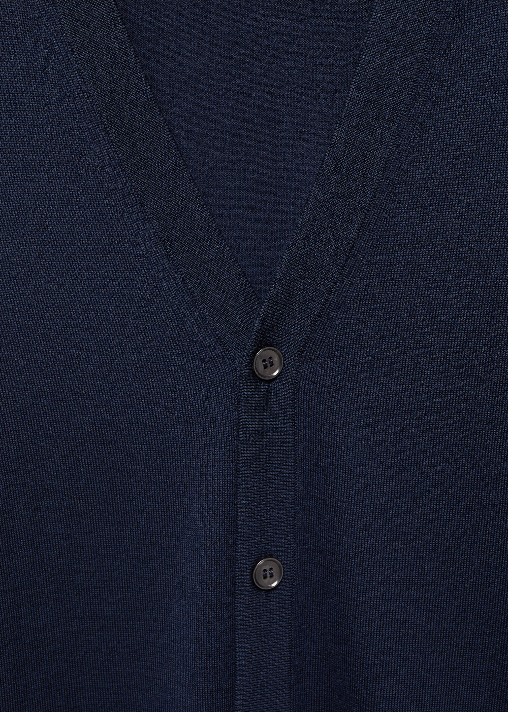 100% merino wool cardigan - Details of the article 8