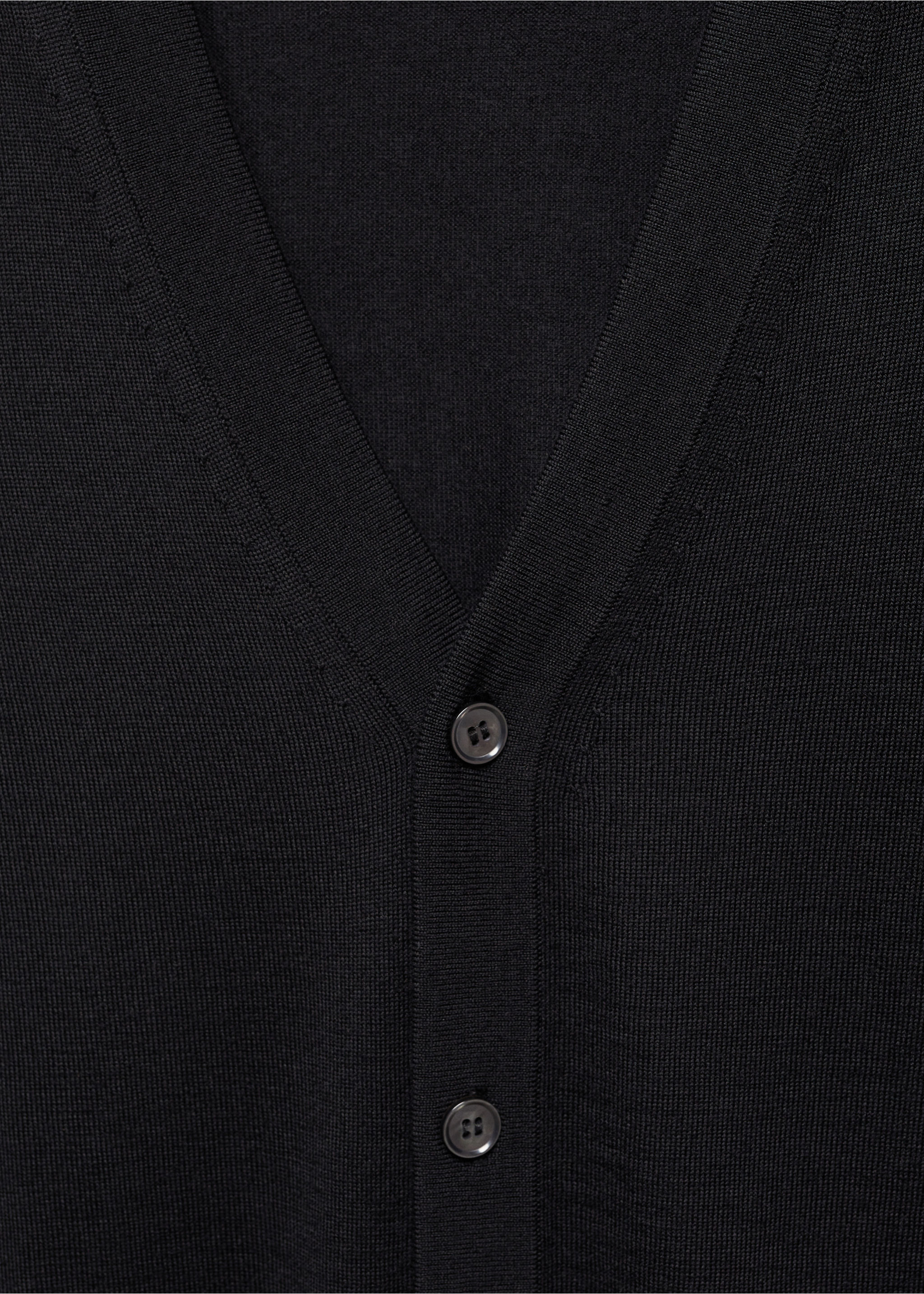 100% merino wool cardigan - Details of the article 8