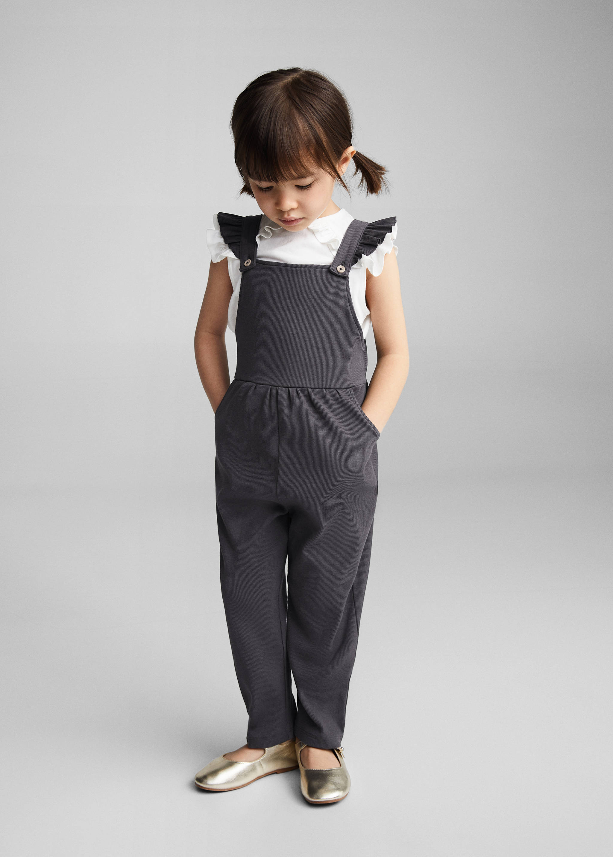 Latzhose aus Bio-Baumwolle - Allgemeine Ansicht