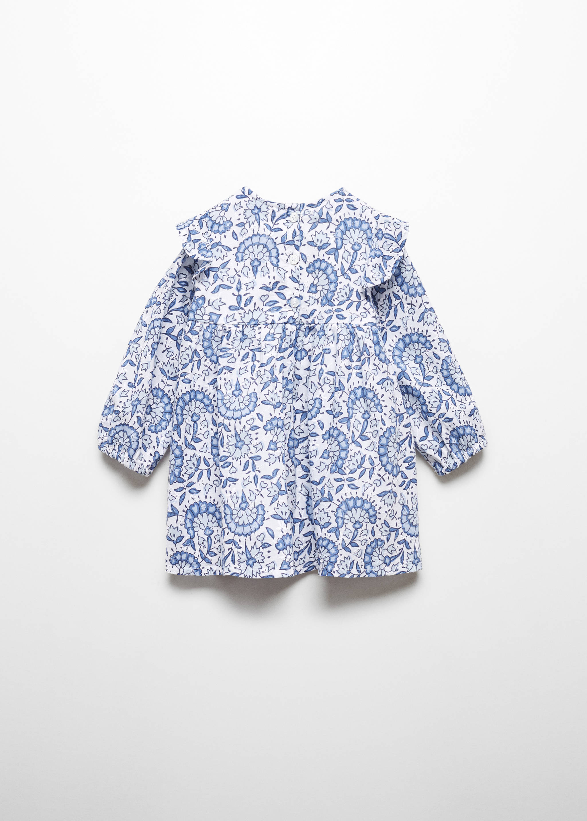 Bedrucktes Baumwollkleid - Rückseite des Artikels