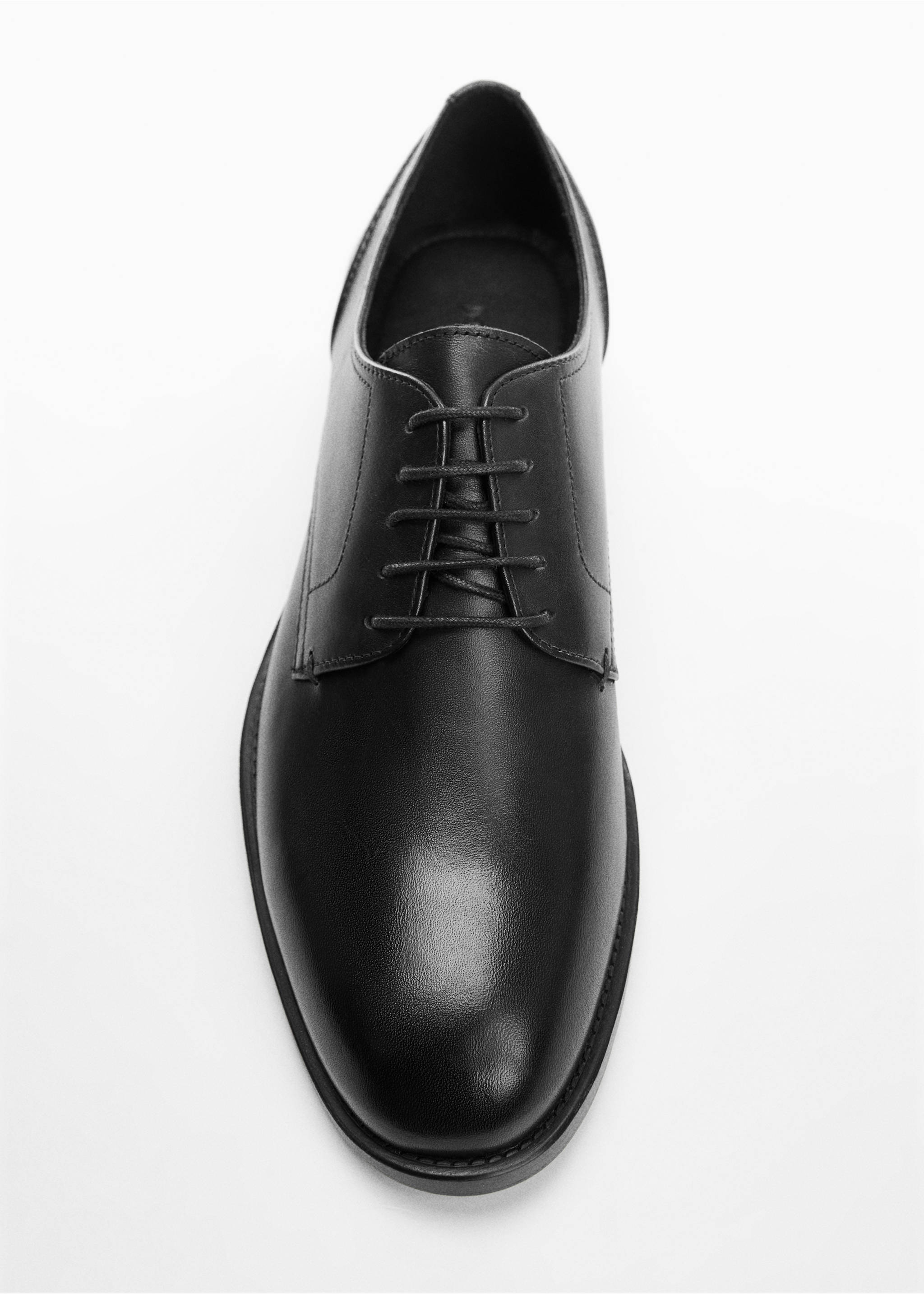 Leather suit shoes - Details of the article 2, Black. Ref: 67080654-00.