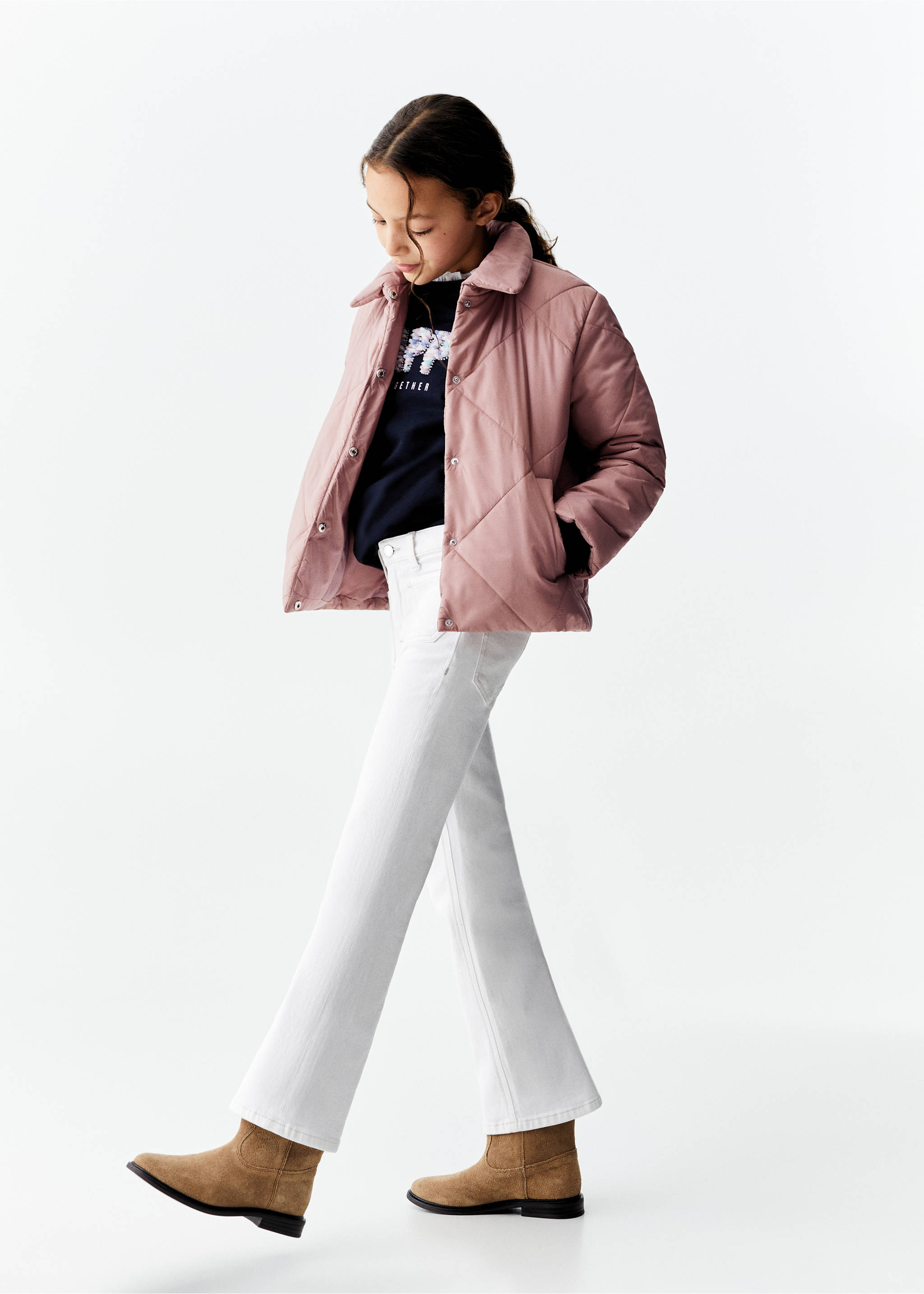 Quilted jacket - General plane, Pink. Ref: 67080656-00.