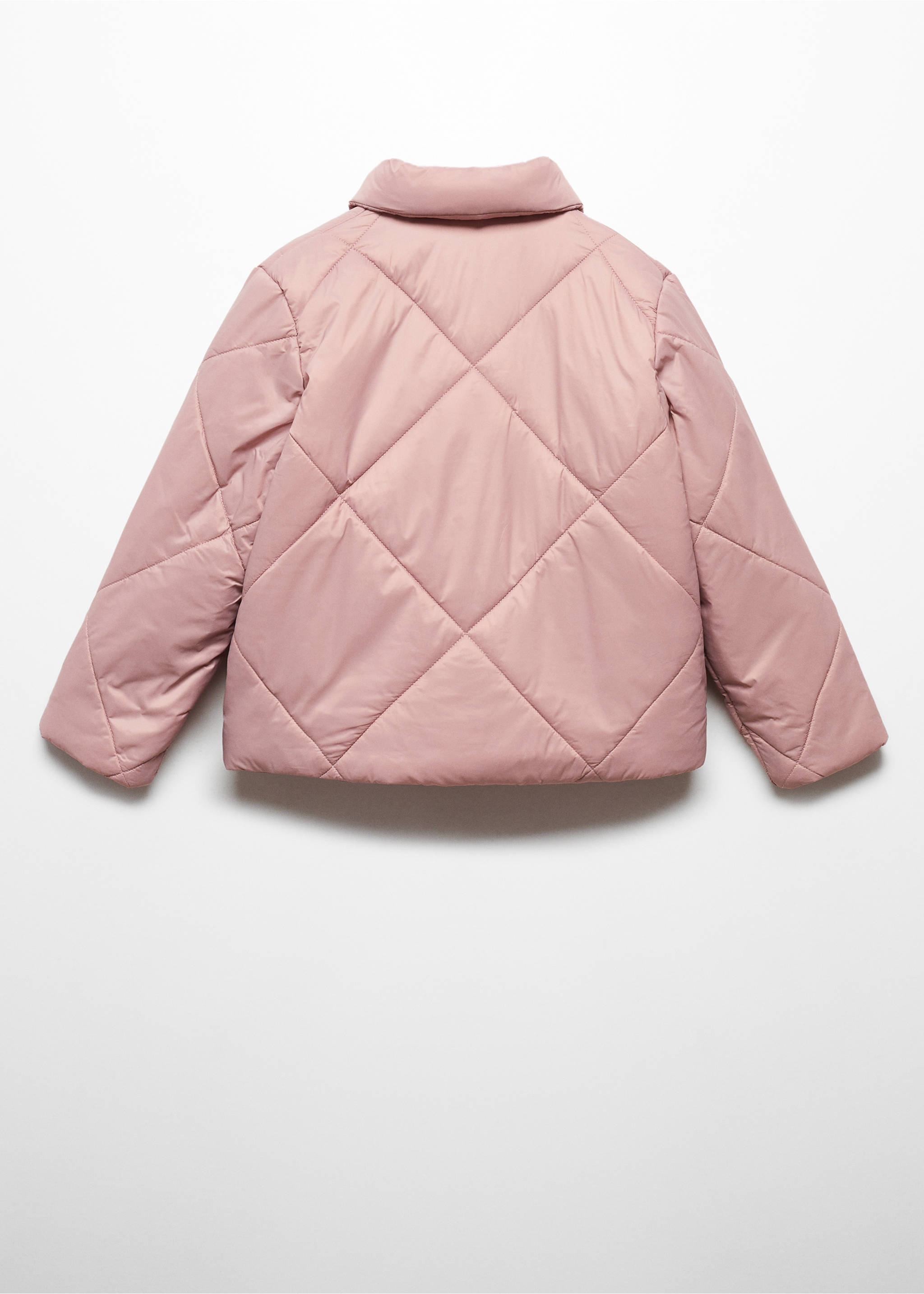 Quilted jacket - Reverse of the article, Pink. Ref: 67080656-00.