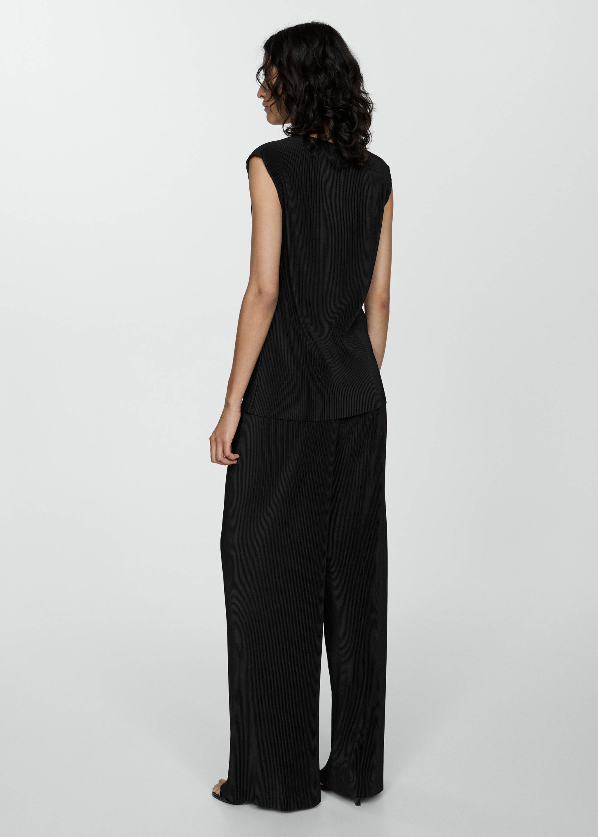 Top plisado sin mangas - Reverso del artículo