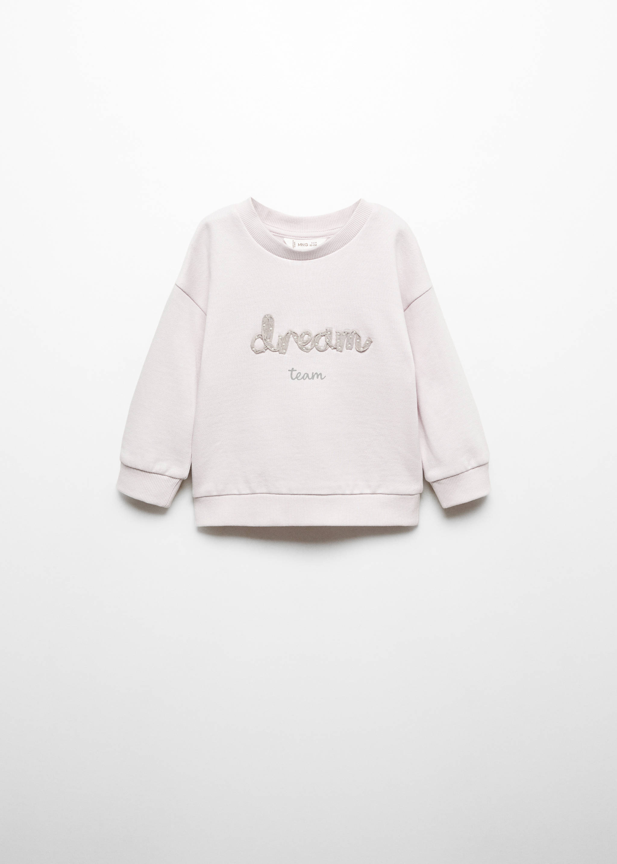 Sweatshirt mit aufgesticktem Schriftzug - Artikel ohne Model