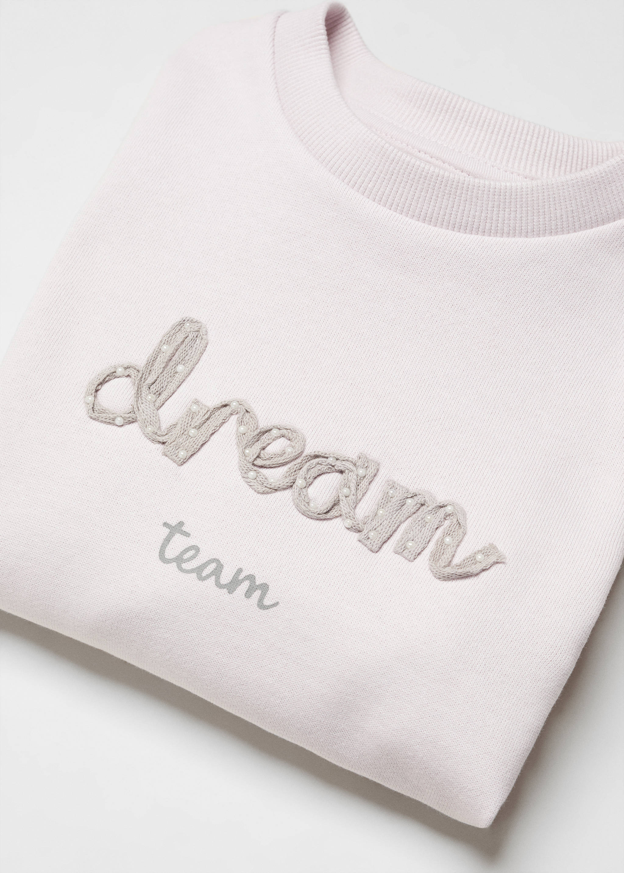 Sweatshirt mit aufgesticktem Schriftzug - Detail des Artikels 8