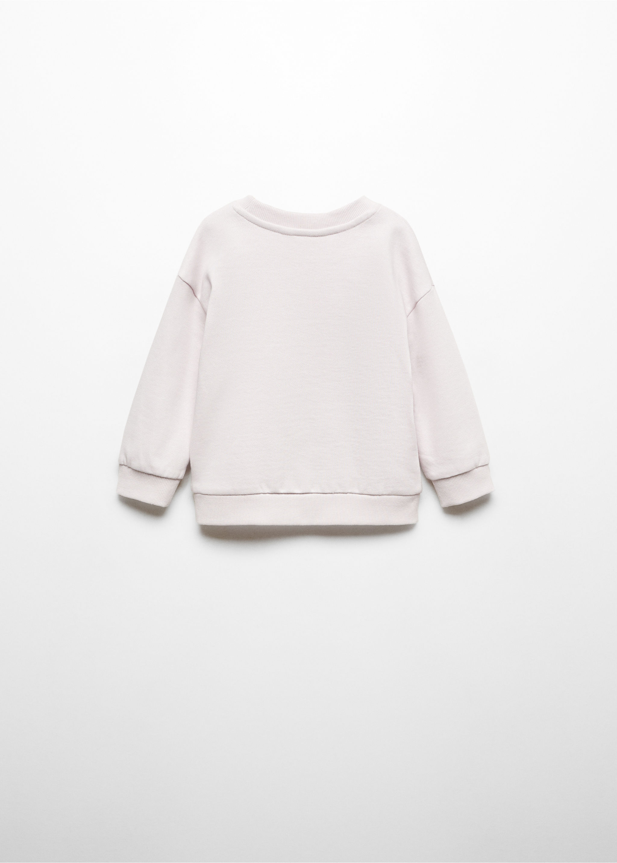 Embroidered message sweatshirt - Reverse of the article