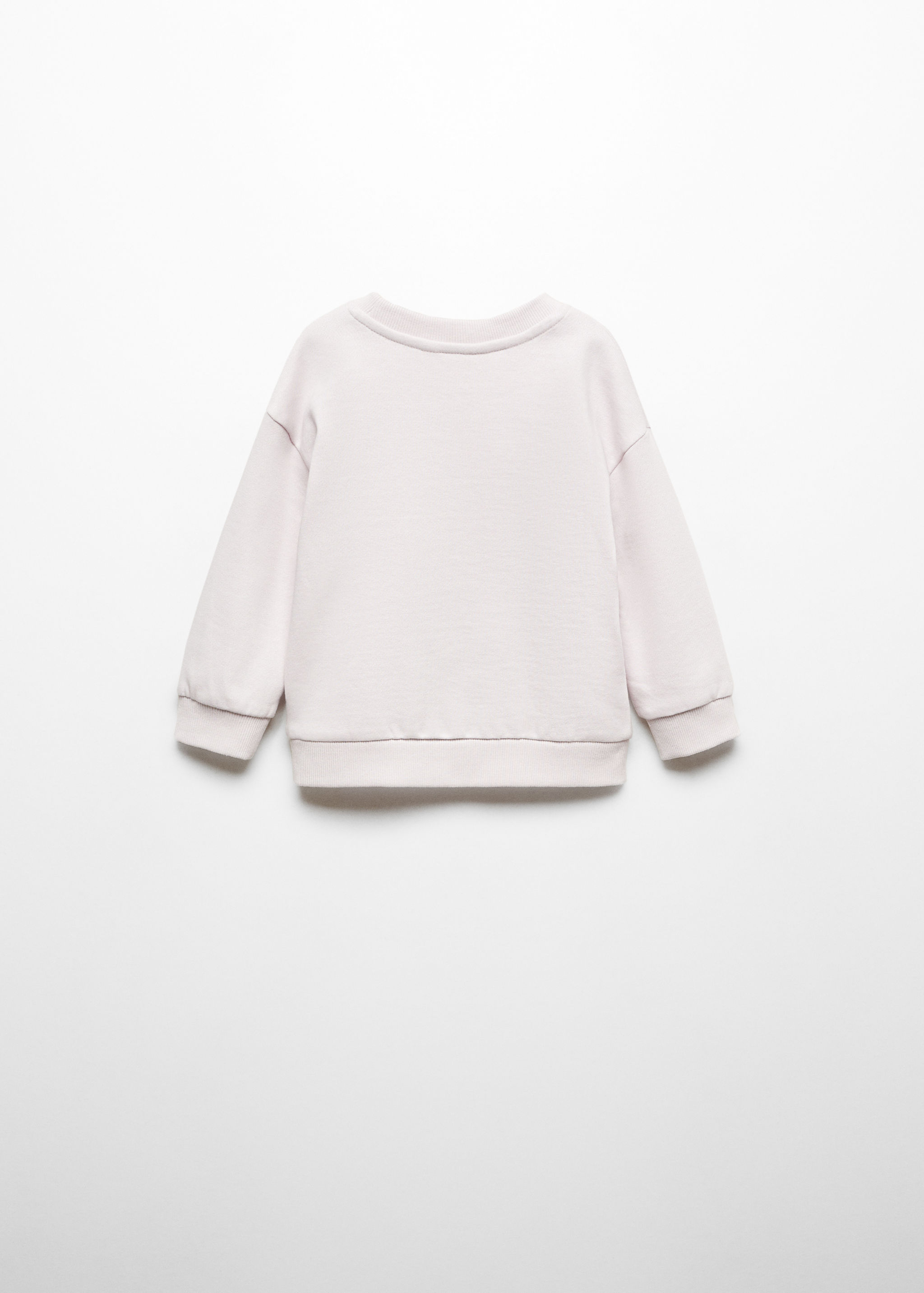 Sweatshirt com mensagem bordada - Verso do artigo