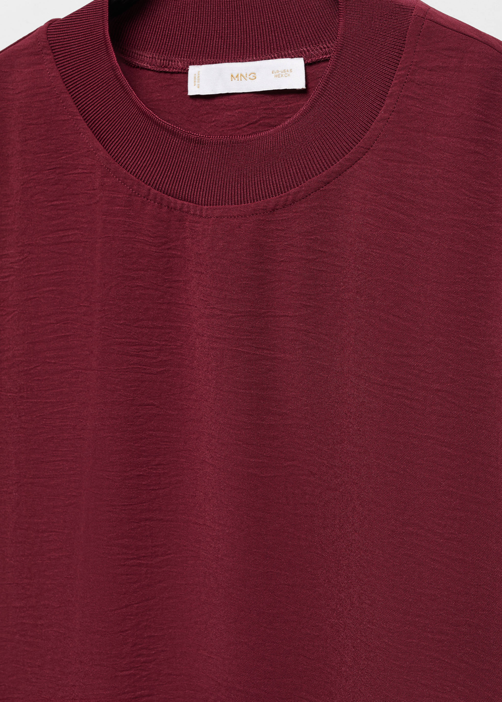 Oversized textured sweatshirt - Details of the article 8