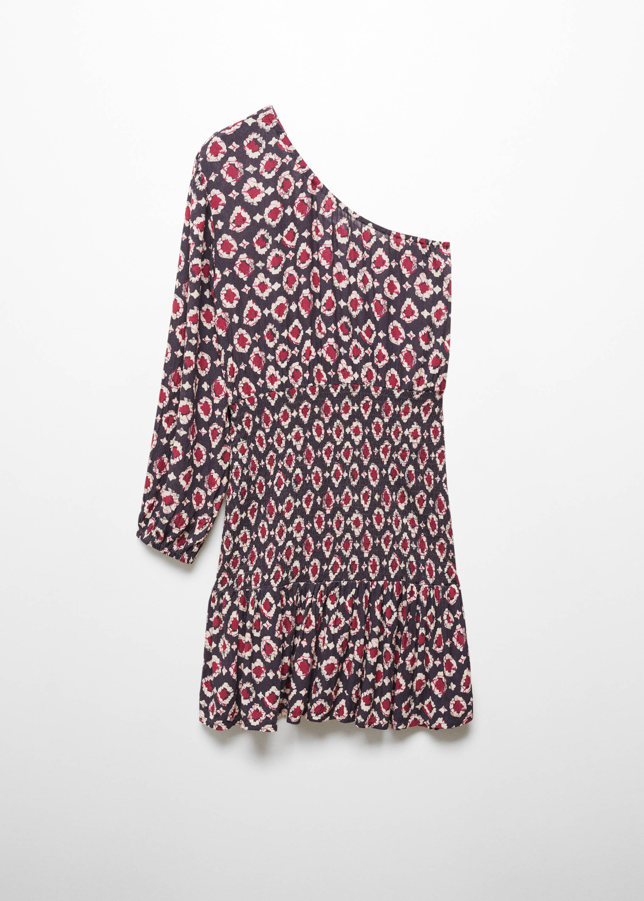 Printed asymmetrical dress - Article without model