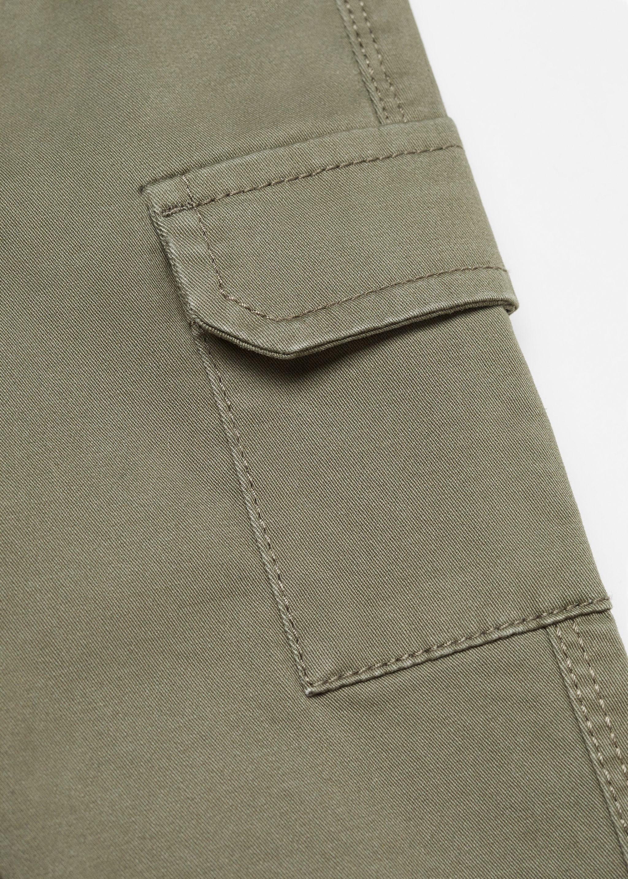 Cotton cargo trousers - Details of the article 8