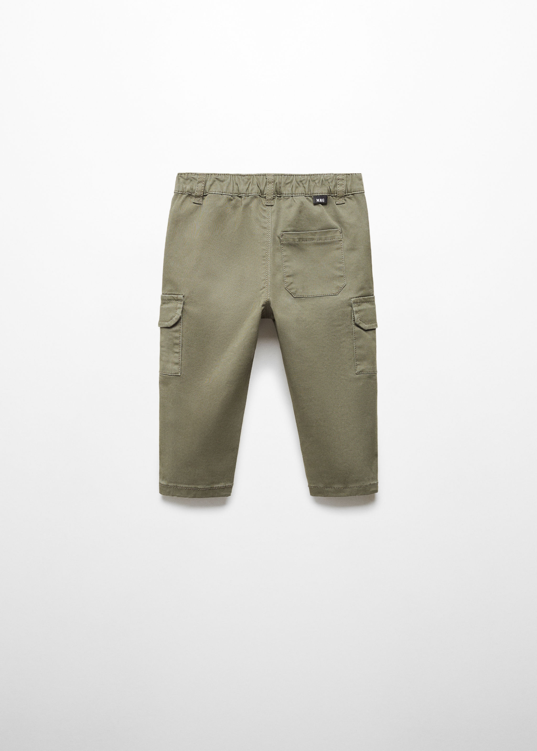 Cotton cargo trousers - Reverse of the article