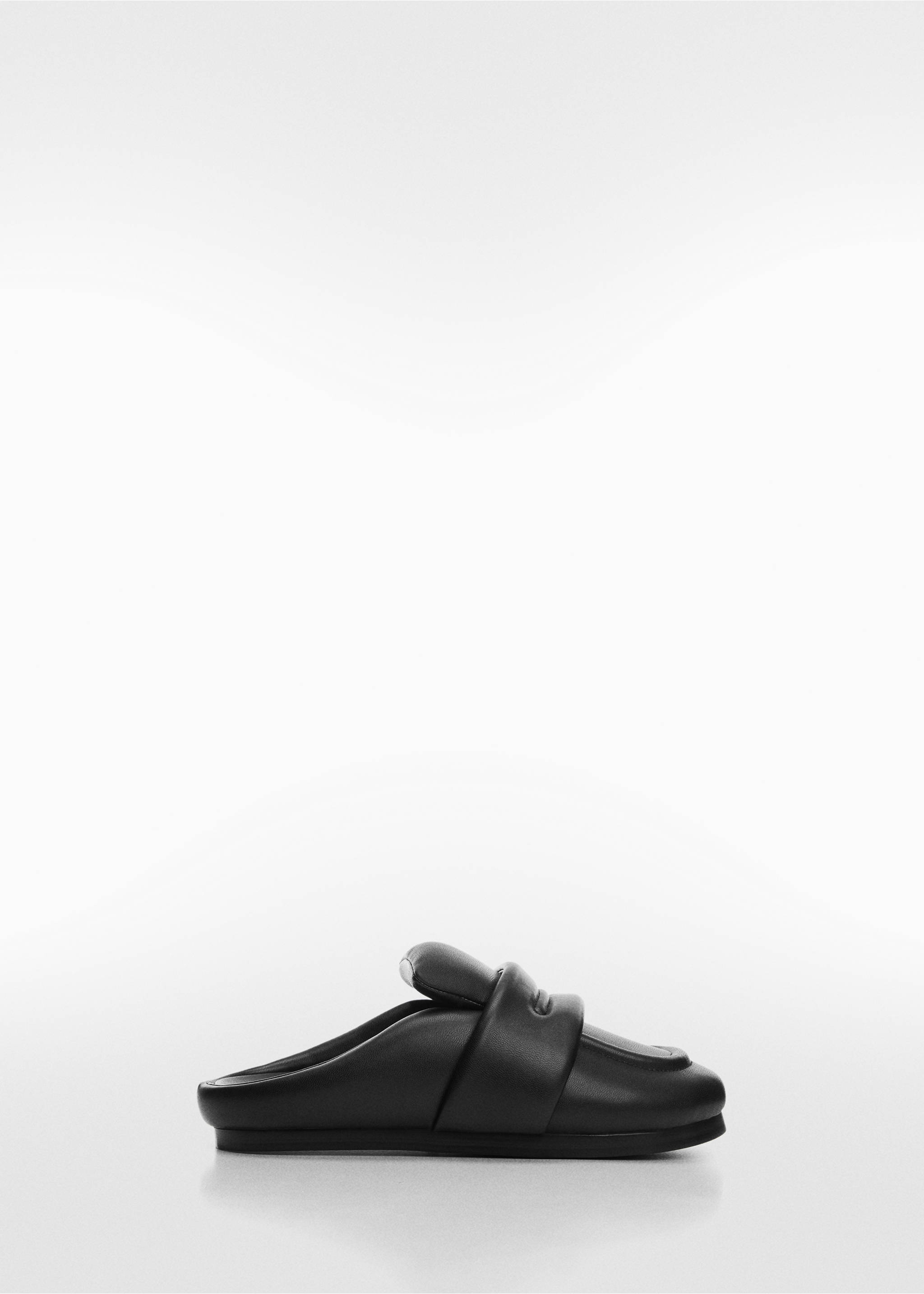 Quilted slingback loafer - Article without model, Black. Ref: 67081008-00.