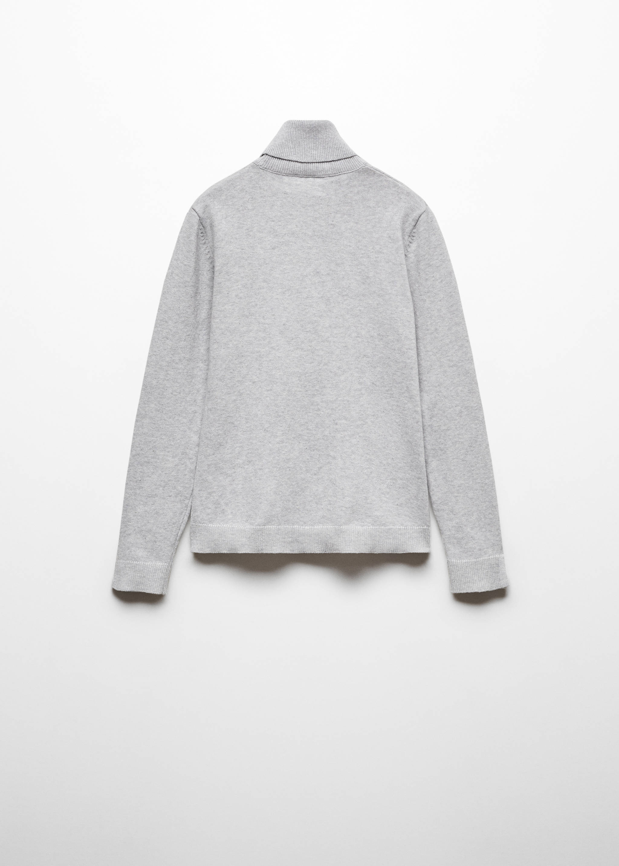 Cable-knit turtleneck sweater - Reverse of the article