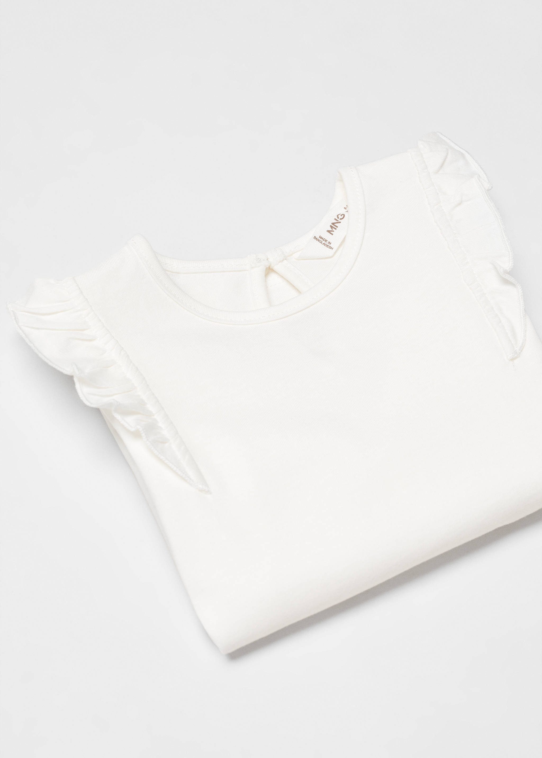 Long -sleeved t-shirt with ruffles - Details of the article 8