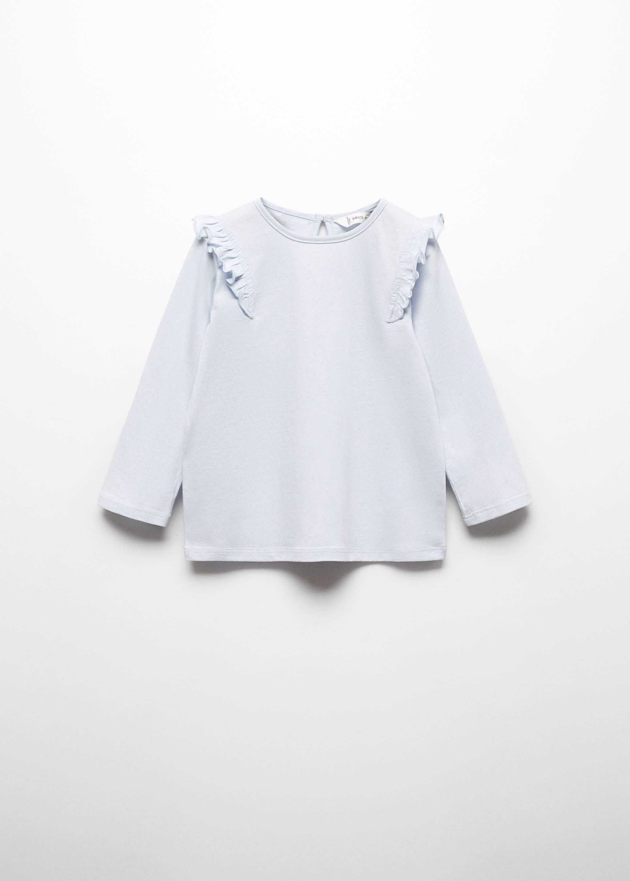 Long -sleeved t-shirt with ruffles - Article without model