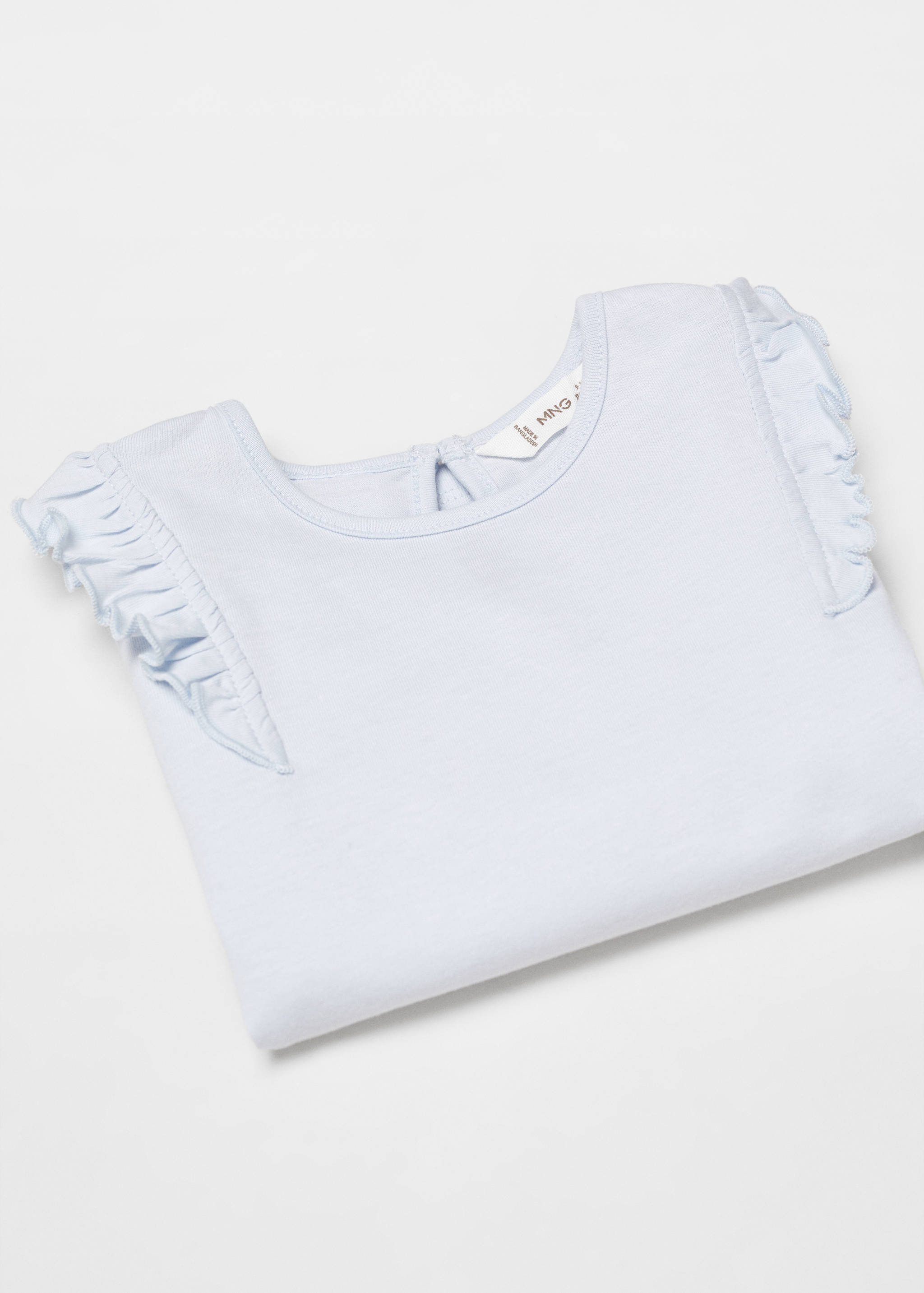 Long -sleeved t-shirt with ruffles - Details of the article 8