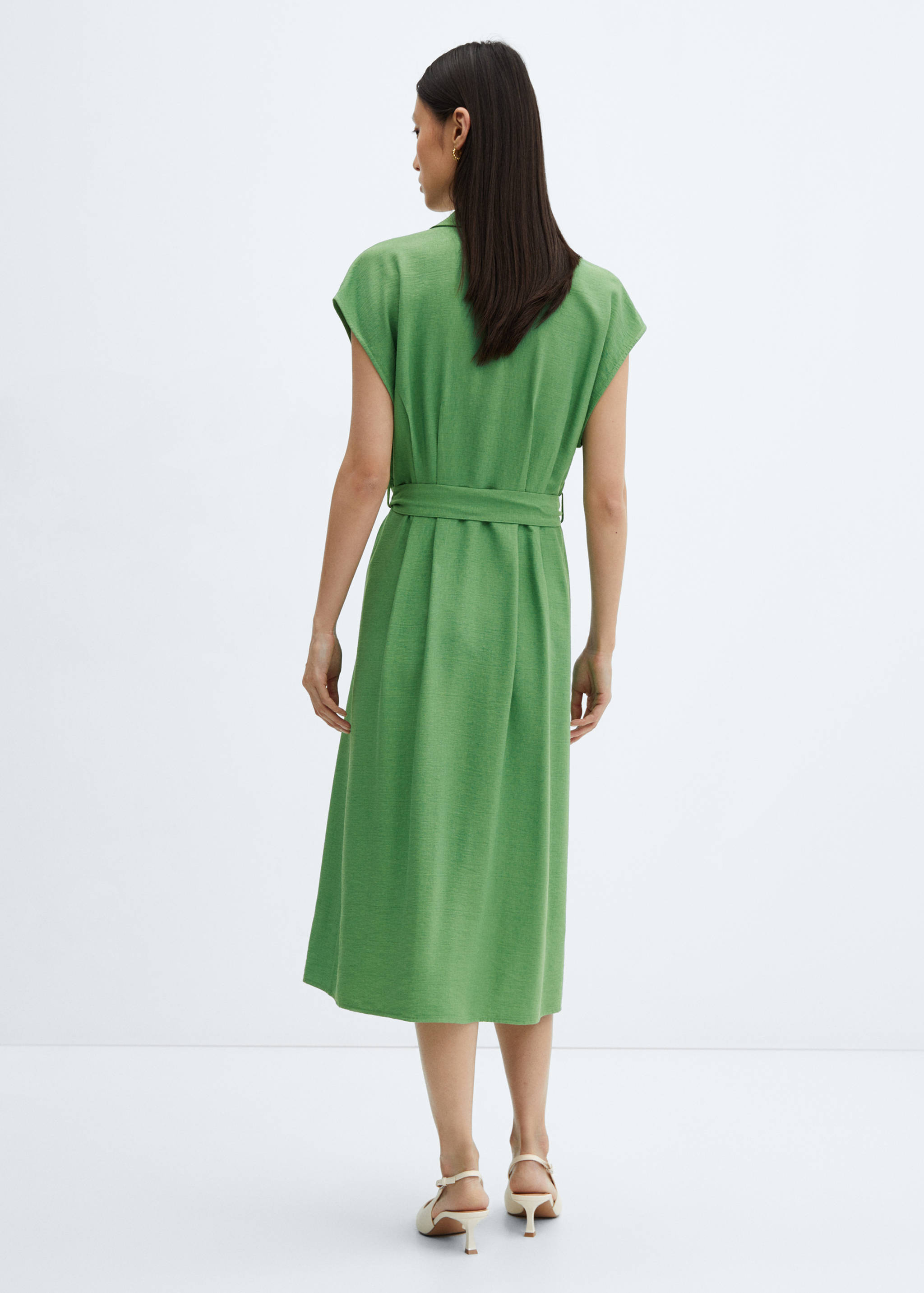 Robe chemisier boutons - Verso de l’article