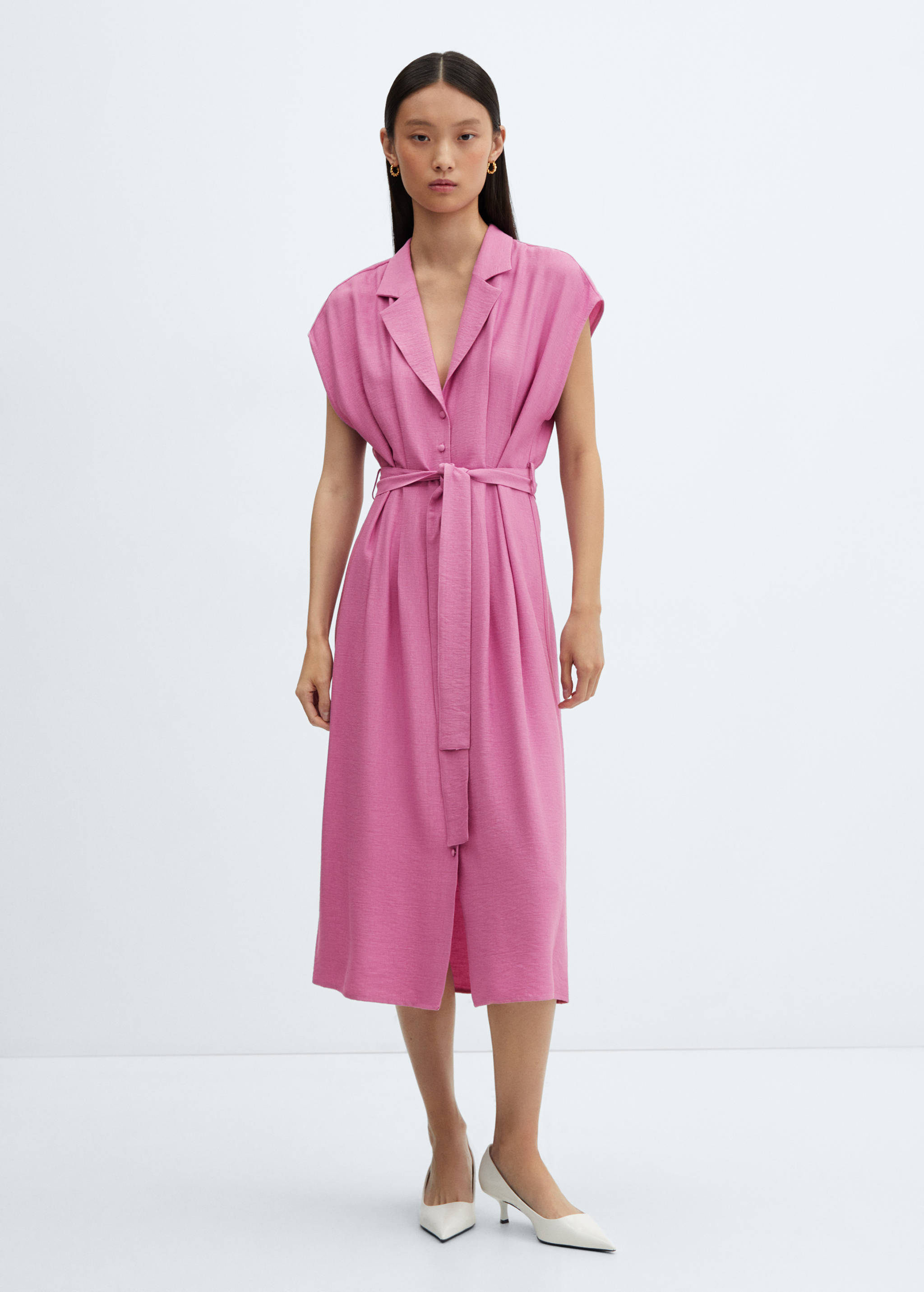 Robe chemisier boutons - Plan général