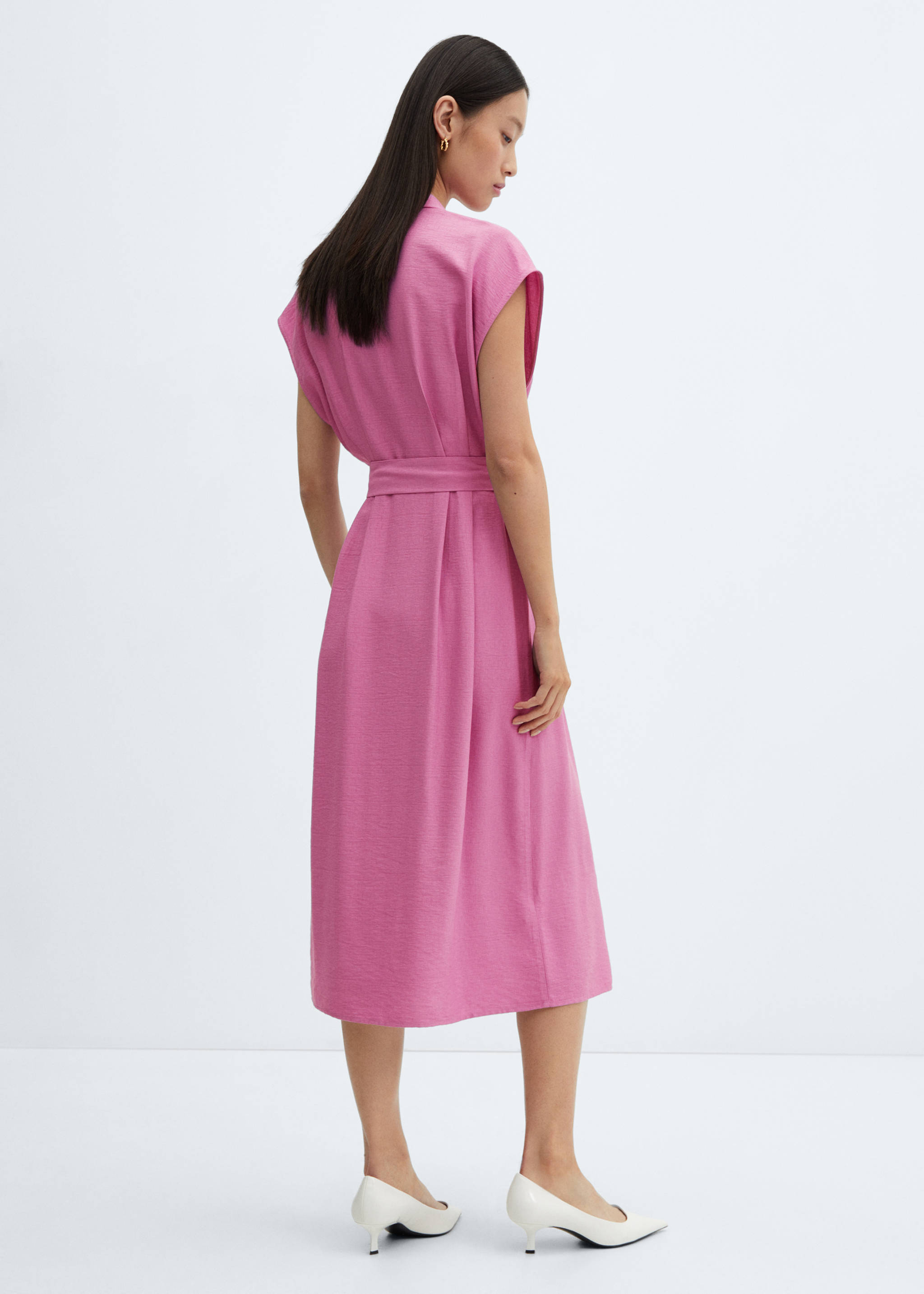 Robe chemisier boutons - Verso de l’article