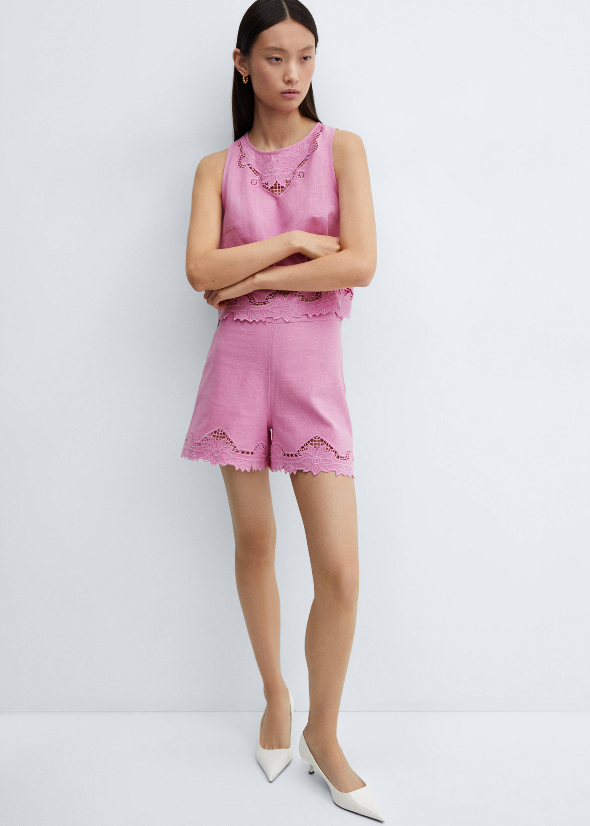 Shorts cotó brodats - Detall de l'article 2