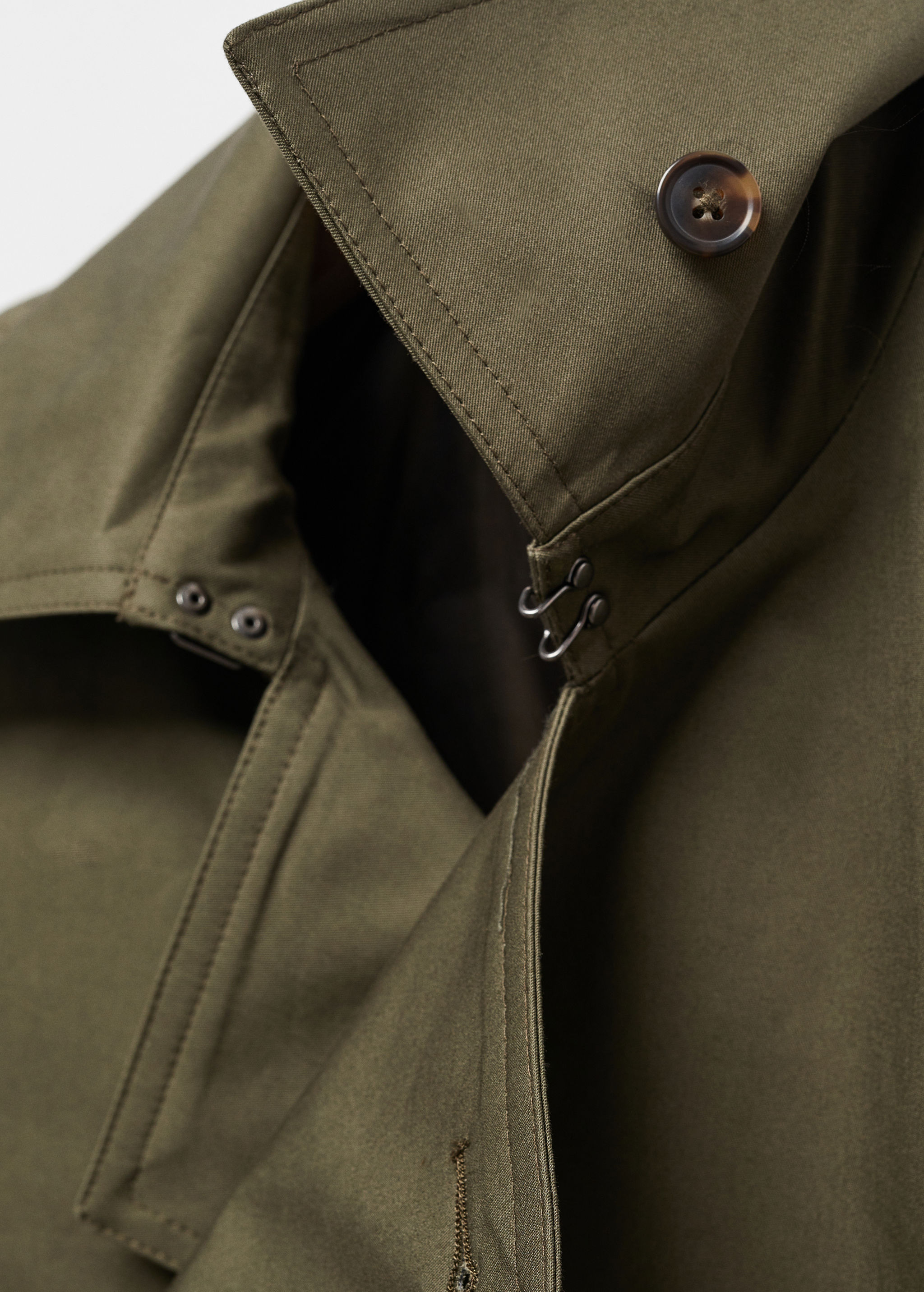Klassischer wasserabweisender Trenchcoat - Detail des Artikels 8