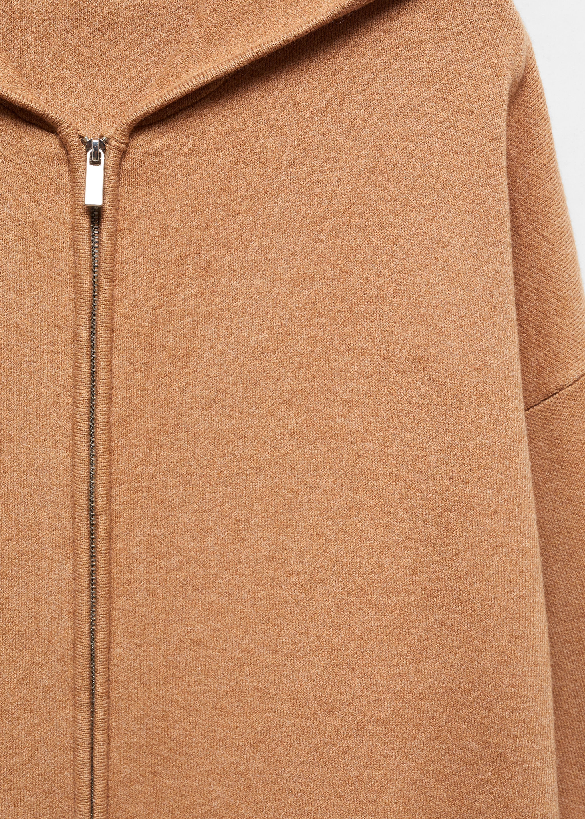 Zip-up knitted sweatshirt - Details of the article 8