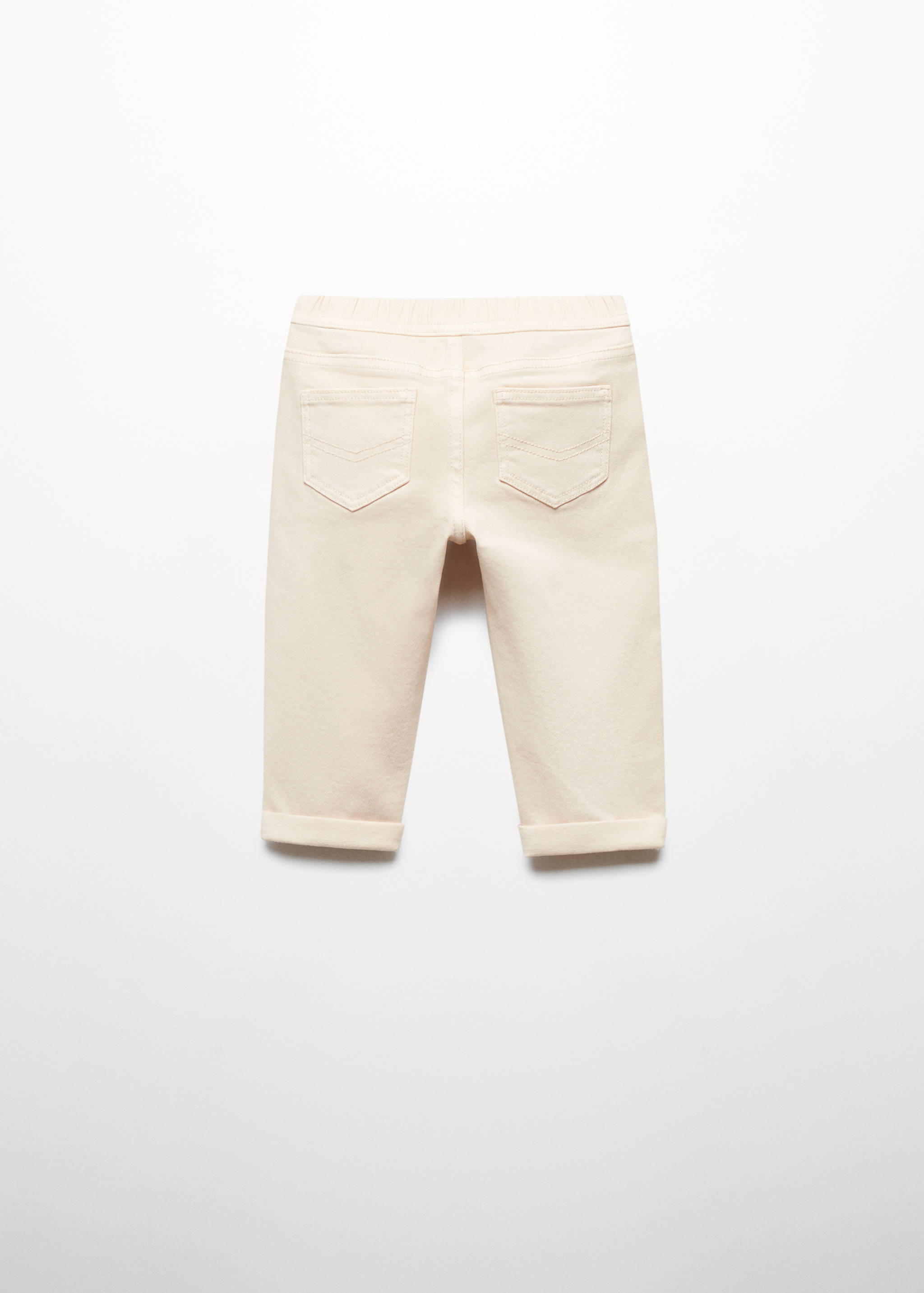 Pantalons barreja cotó elàstic - Revers de l'article