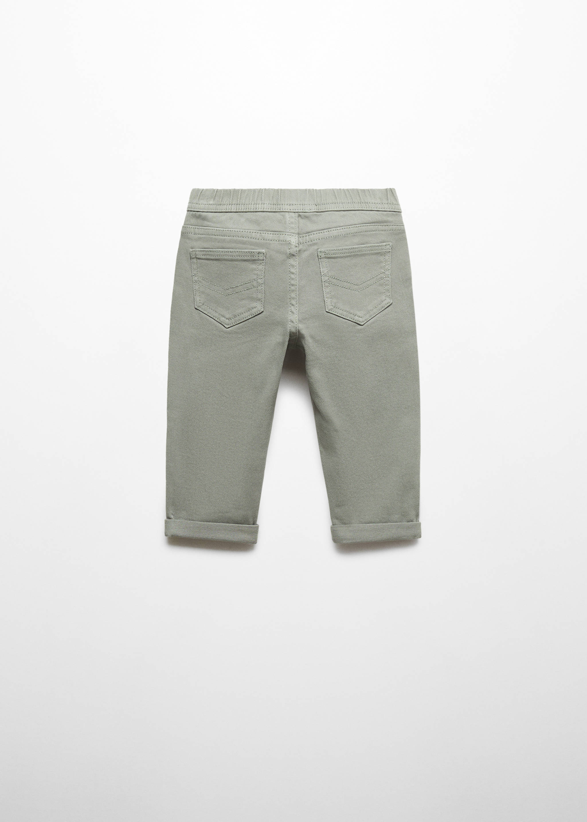 Pantalons barreja cotó elàstic - Revers de l'article