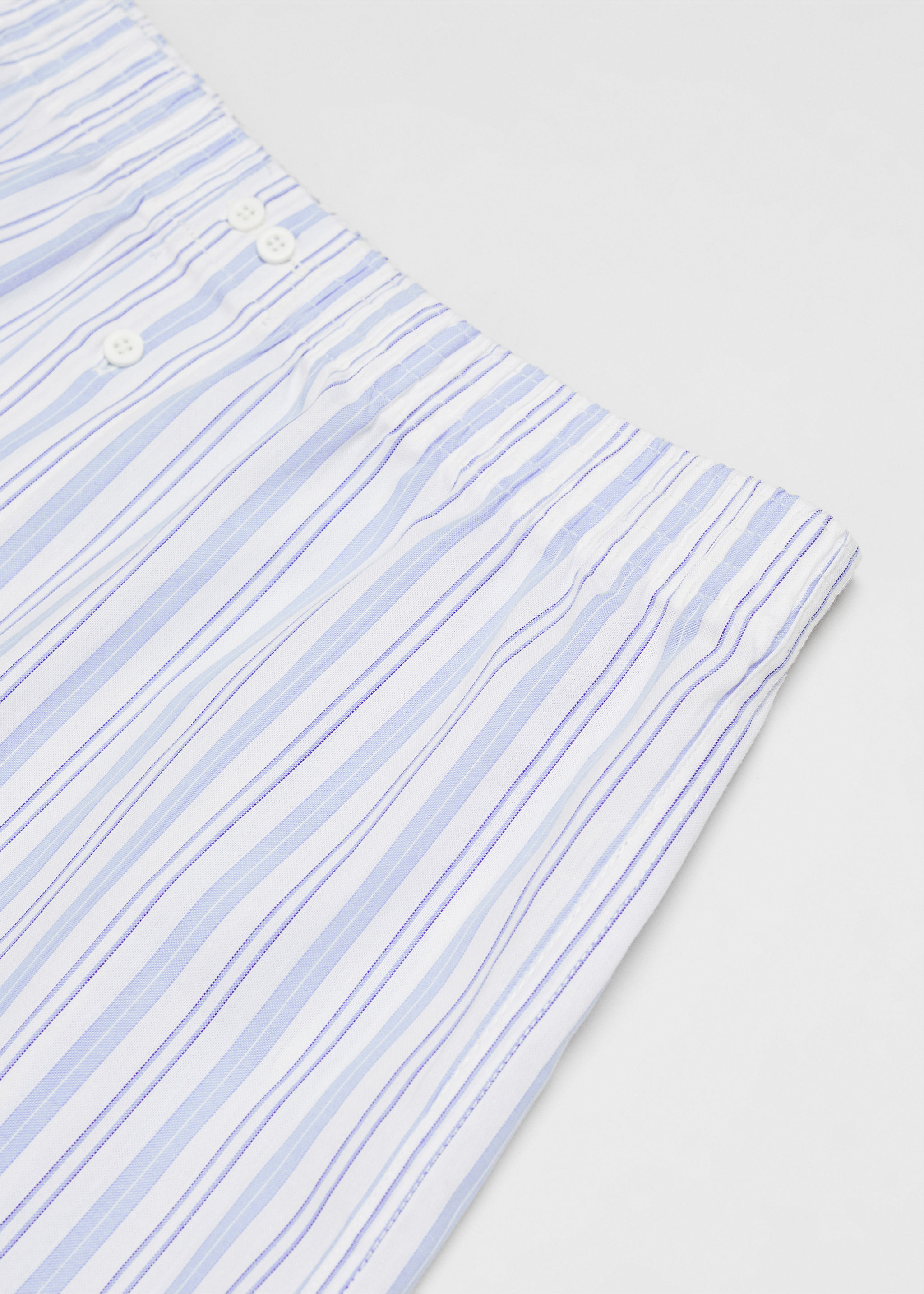 Striped printed cotton briefs - Details of the article 0