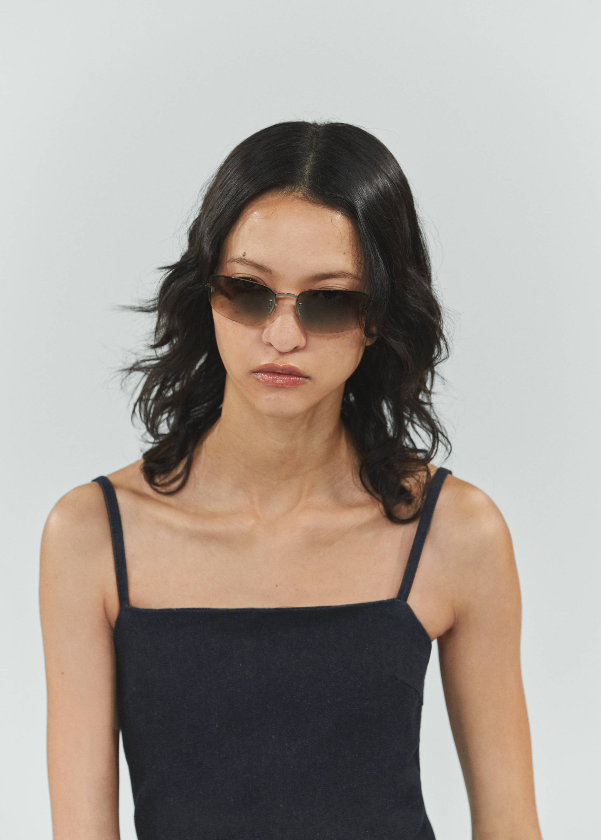 Strappy denim dress - Details of the article 1