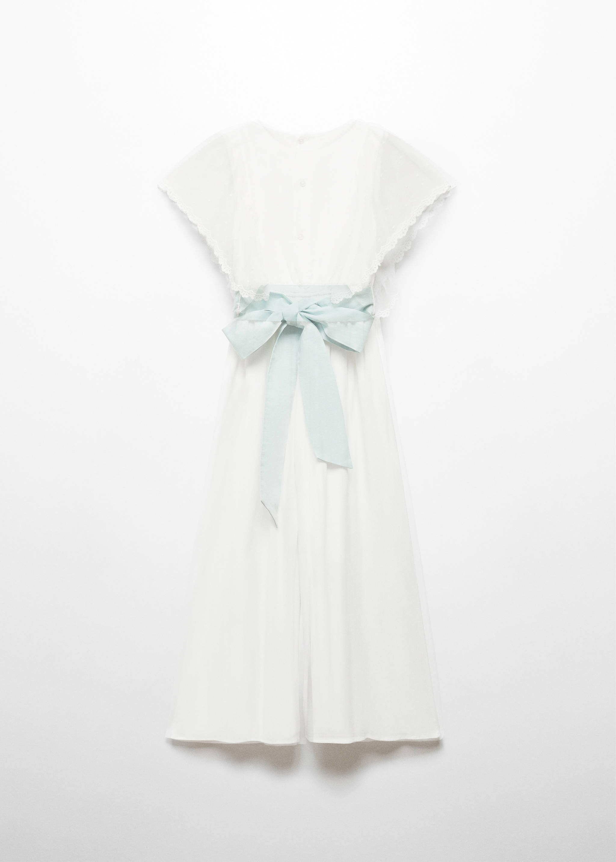 Bow long jumpsuit - Reverse of the article