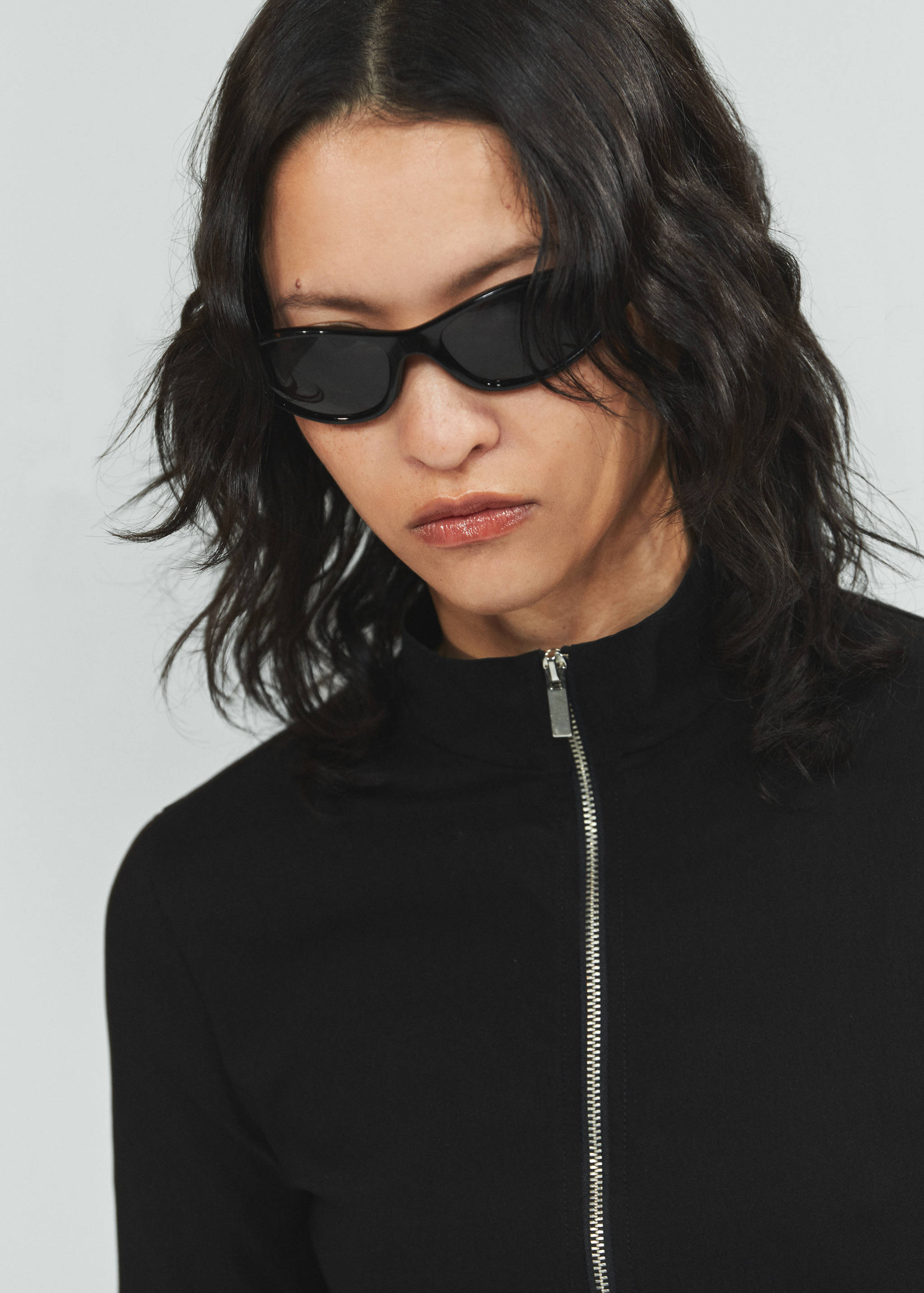 Ulleres de sol muntura corba - Pla general