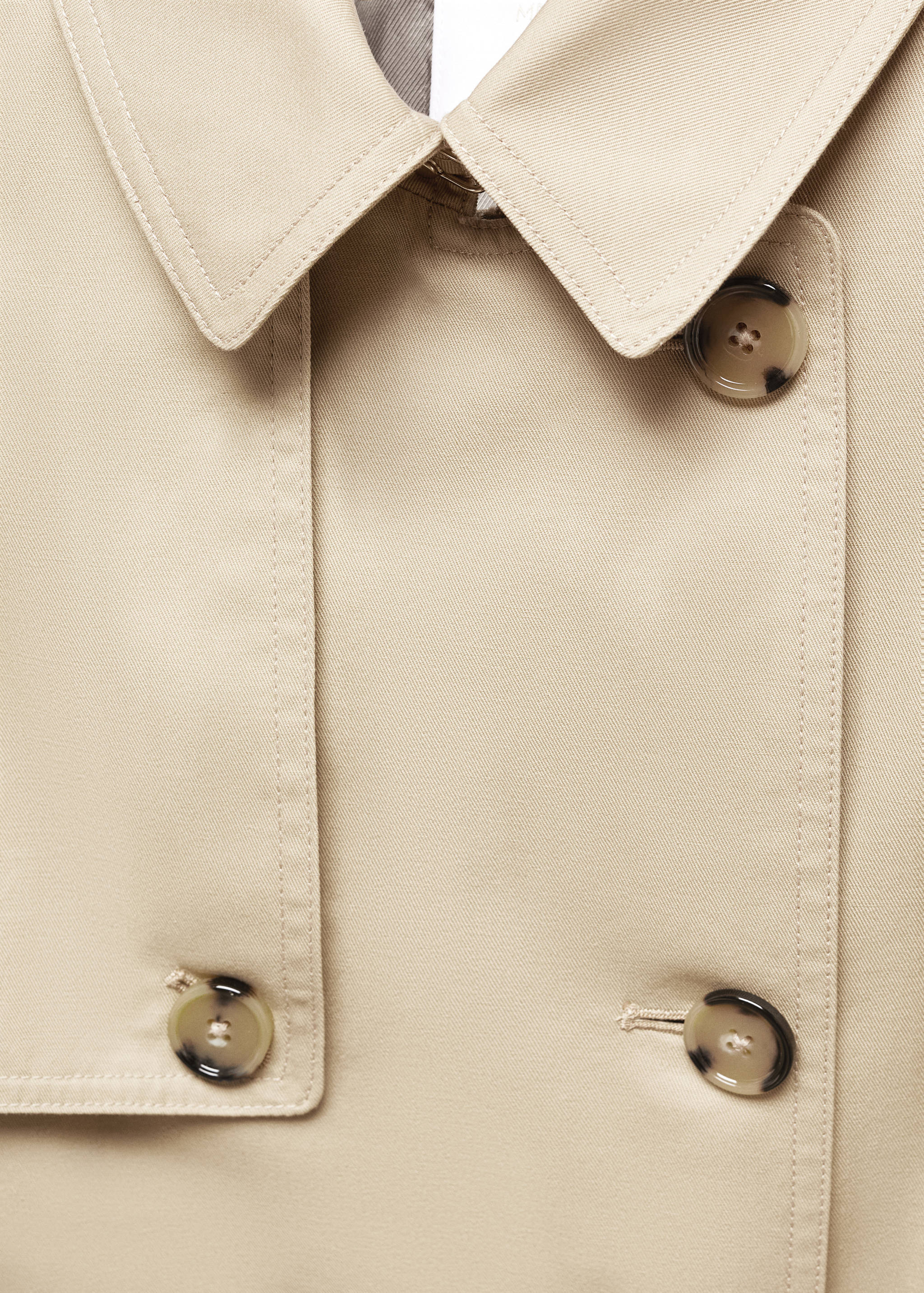 Classic trench coat with belt - Details of the article 8