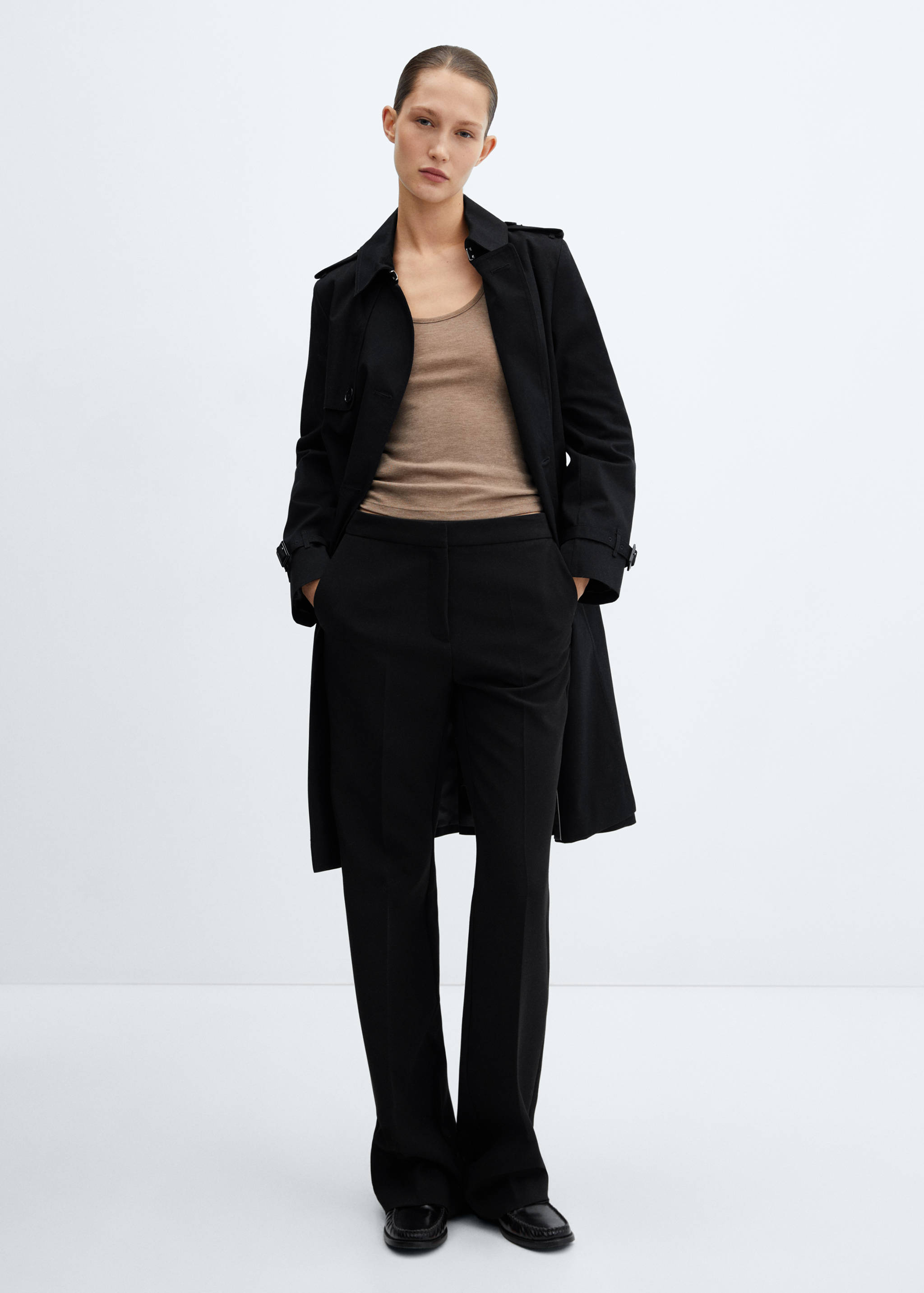 Trench classique ceinture - Plan général