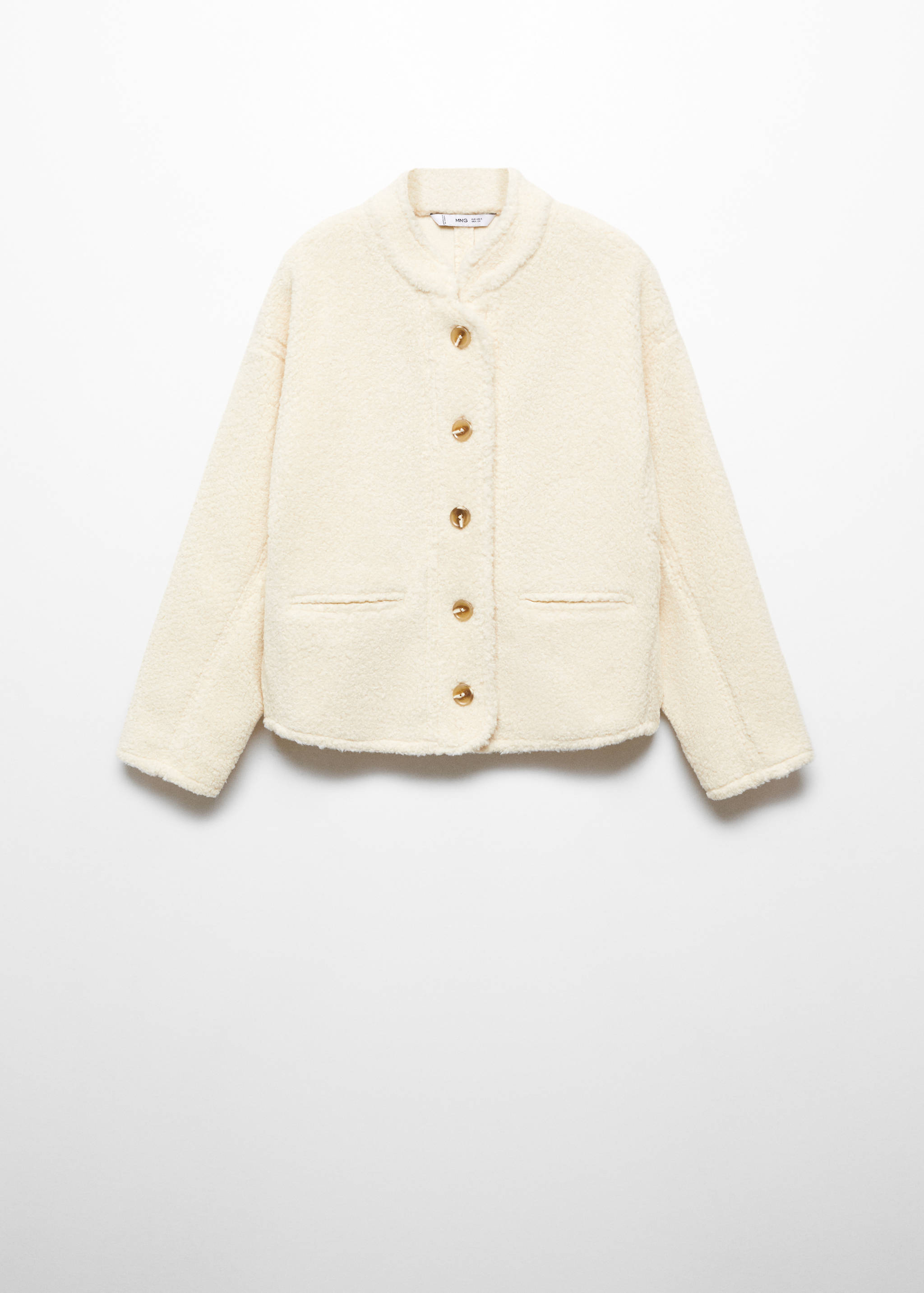 Shearling-effect jacket - Article without model