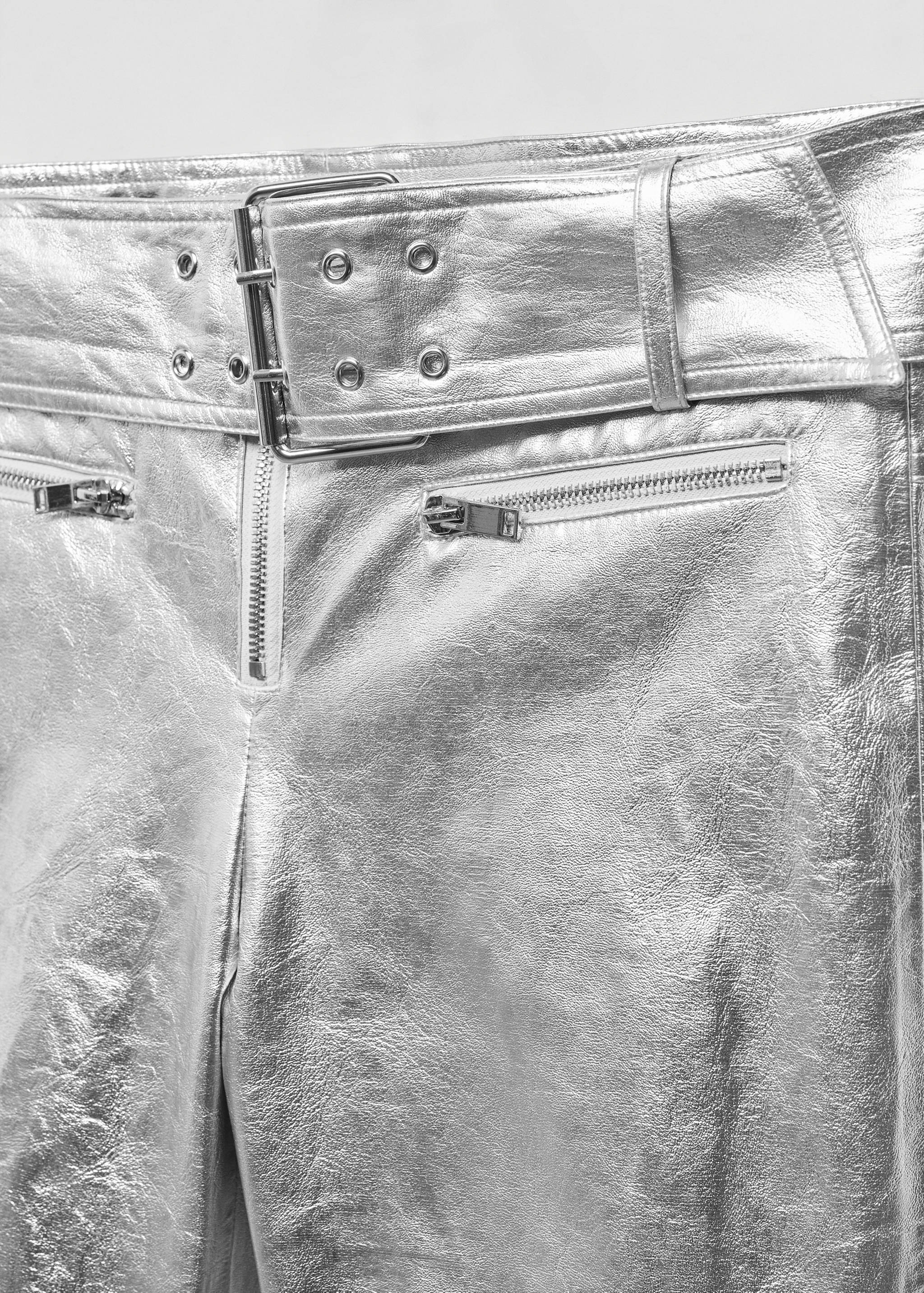 Metallic pants with belt - Details of the article 8