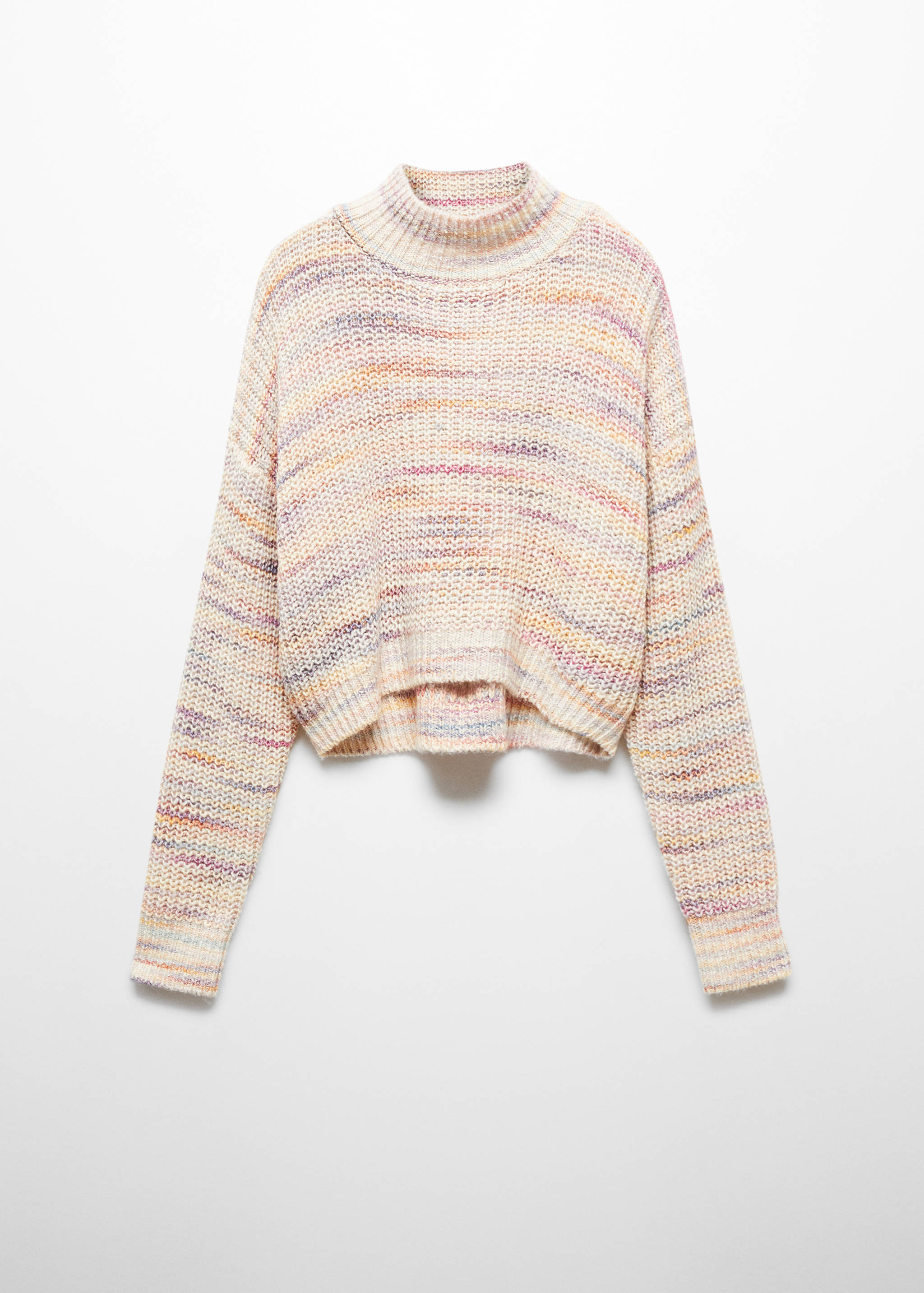 Knitted cropped sweater - Article without model