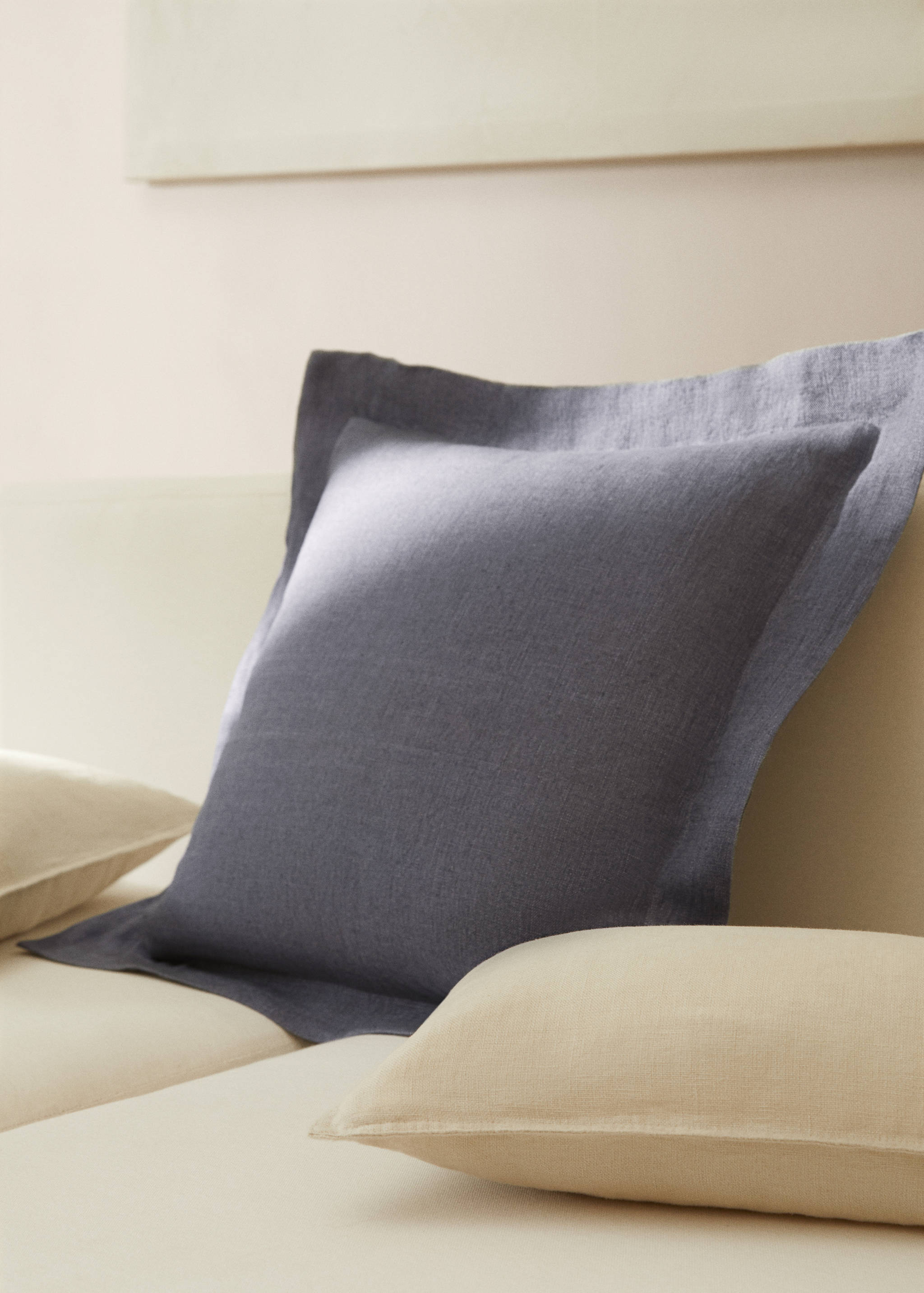 Kuddfodral 100% linne 50x50 cm - Allmän bild