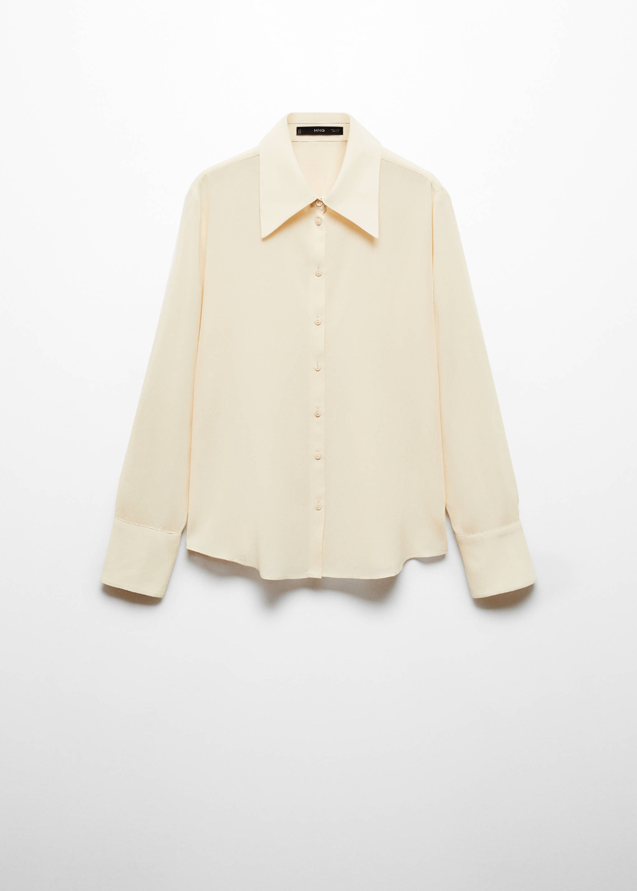 Soepelvallende blouse met knopen - Artikel zonder model