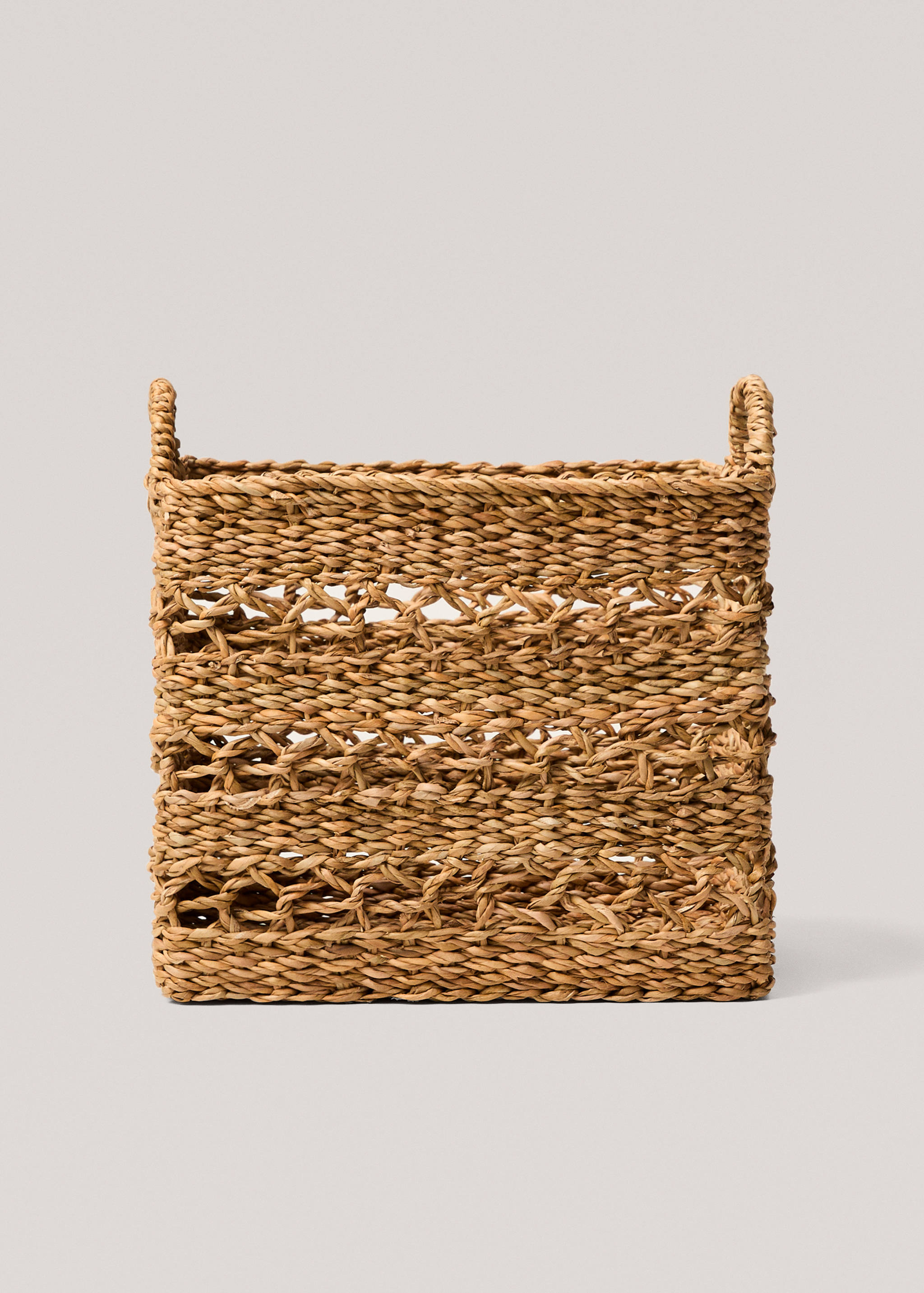 Natural fibre basket with handles 35x27cm - Article without model