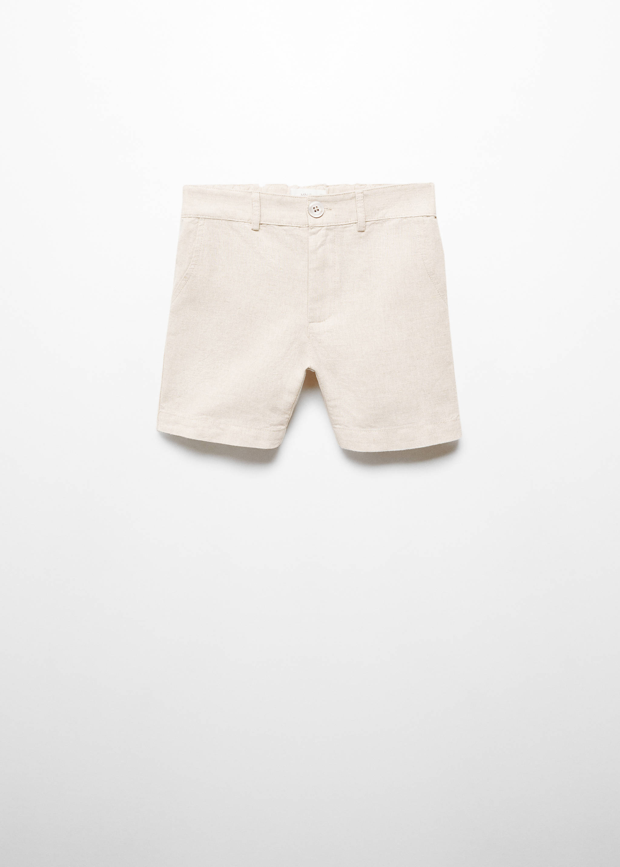 Linen-blend Bermuda shorts - Article without model