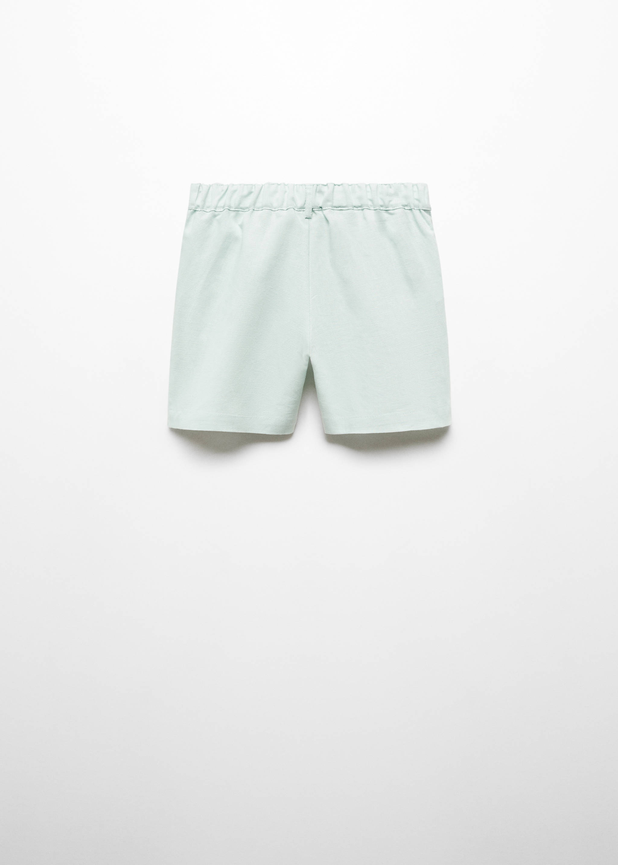 Linen-blend Bermuda shorts - Reverse of the article