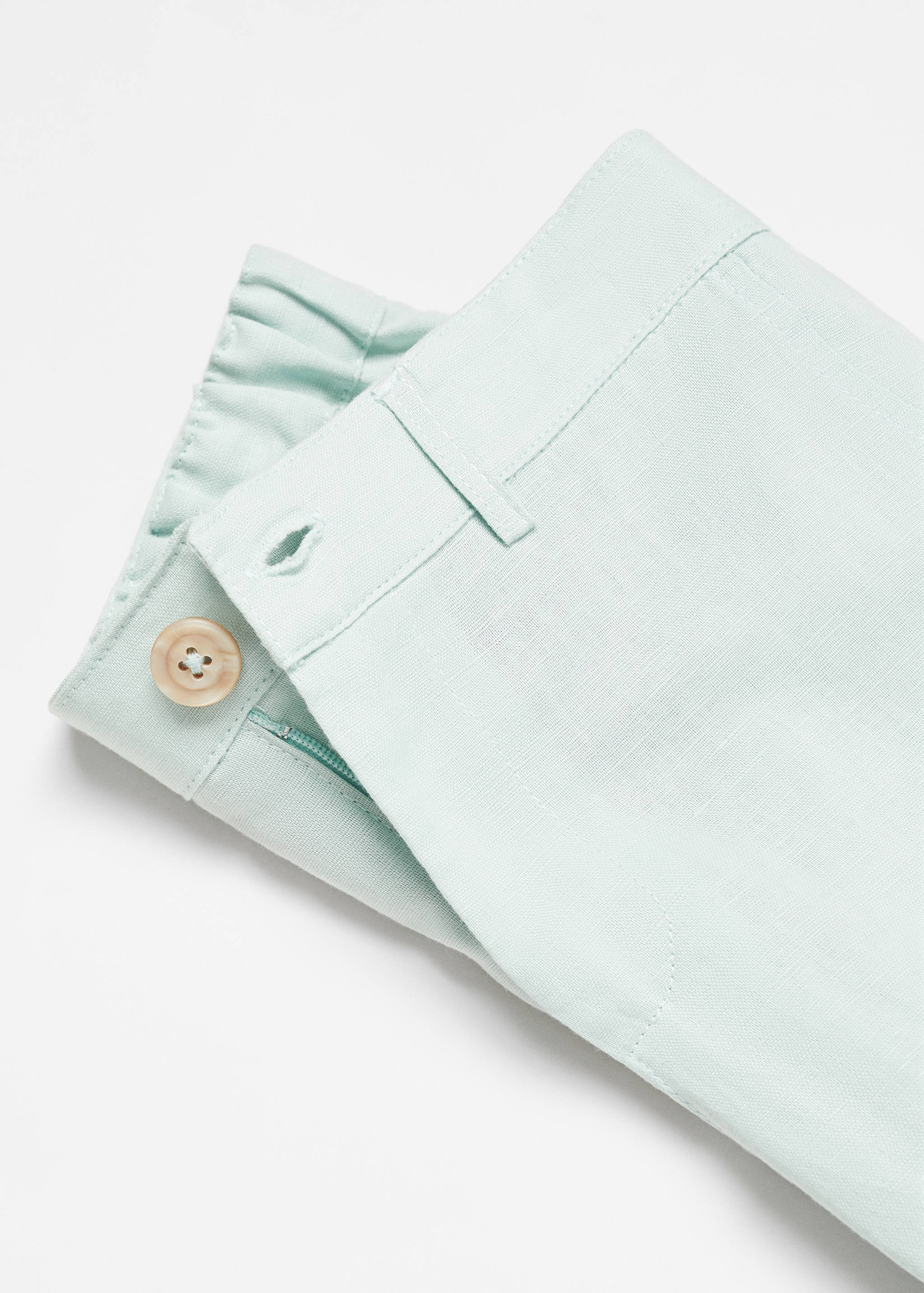 Linen-blend Bermuda shorts - Details of the article 8